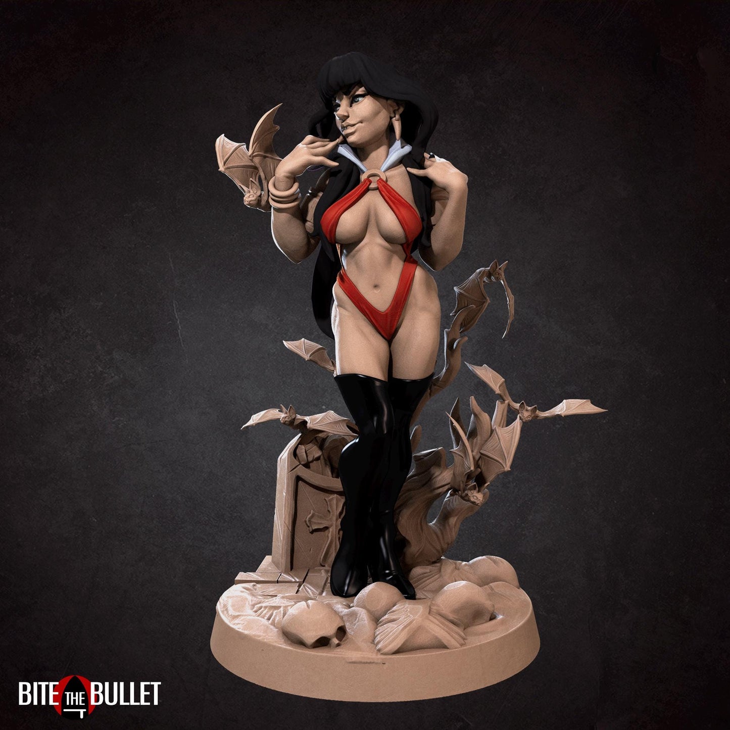 Vampire Dawn Miniature (w/NSFW Variations) - 28mm / 32mm / 36mm - Bite the Bullet - Resin Printed Figure for D&D, TTRPGs, and Board Games