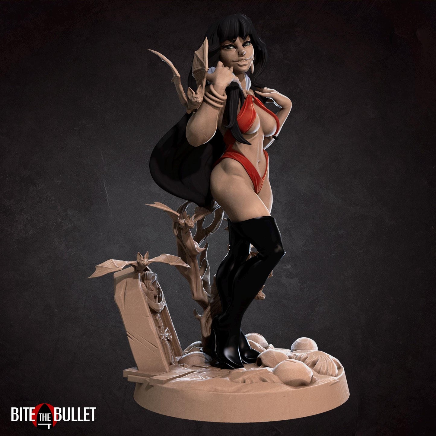 Vampire Dawn Miniature (w/NSFW Variations) - 28mm / 32mm / 36mm - Bite the Bullet - Resin Printed Figure for D&D, TTRPGs, and Board Games
