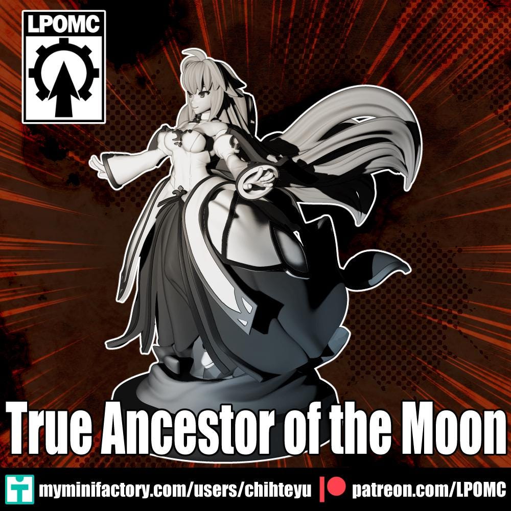 True Ancestor Miniature - 28mm / 32mm / 36mm / 75mm - LPOMC - Resin Printed Figure for D&D, TTRPGs, and Board Games