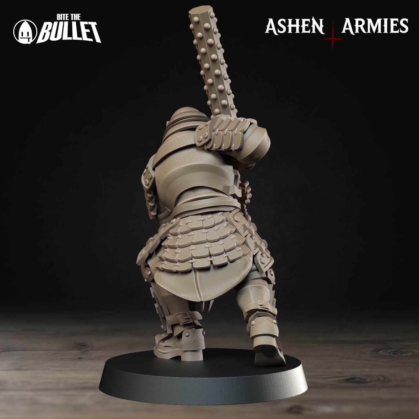 Holy Shogunate Shocktrooper Miniature (4 Variations) - 28mm / 32mm / 36mm - Bite the Bullet - Resin Printed Wargaming Figure