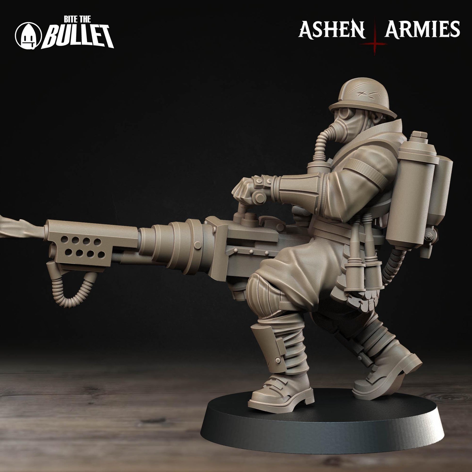 Holy Shogunate Yeoman Miniature (4 Variations) - 28mm / 32mm / 36mm - Bite the Bullet - Resin Printed Wargaming Figure