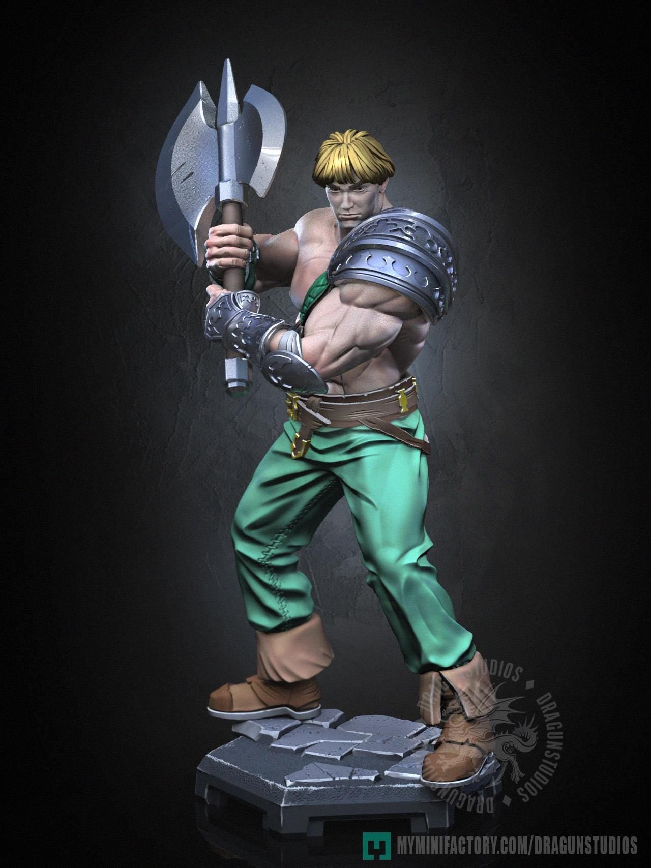 Perceval Miniature - 28mm / 32mm / 36mm / 75mm - DraGun Studios - Resin Printed Figurine for D&D, TTRPGs, and Board Games