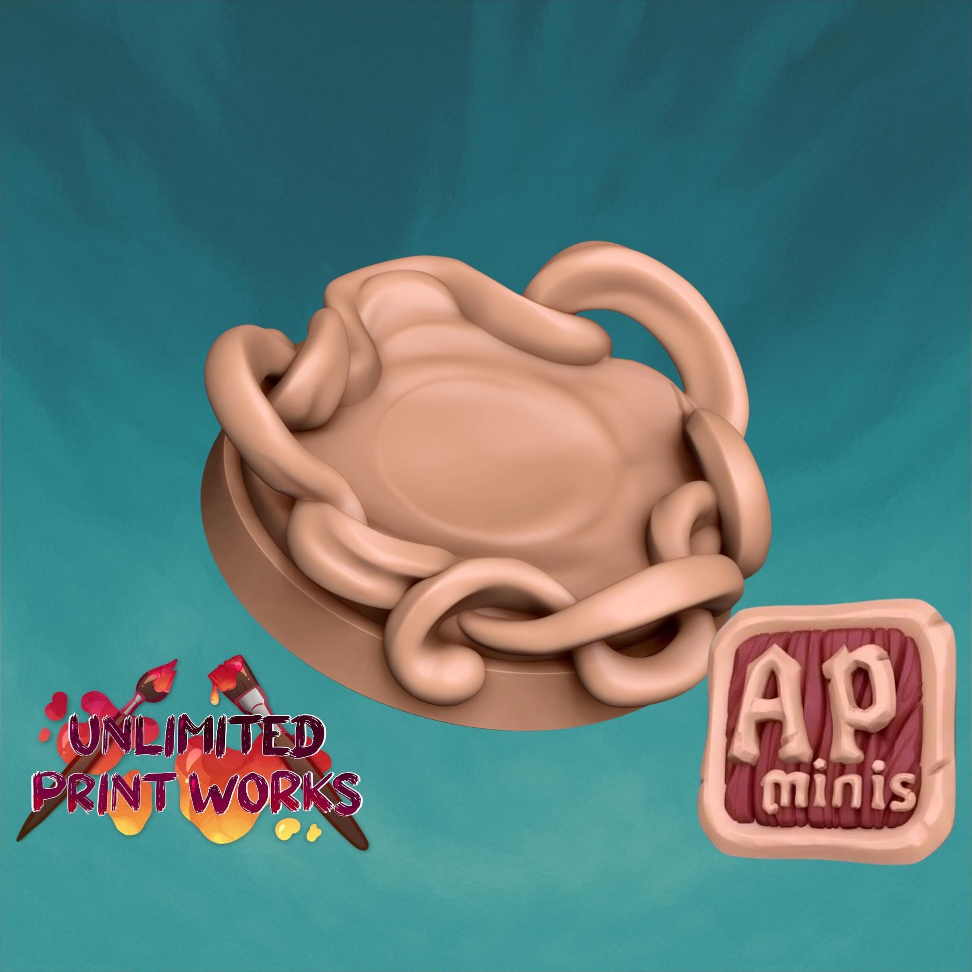 Spell Effect No4 Base - 25mm / 28mm / 32mm / 36mm - Awkward Penguin