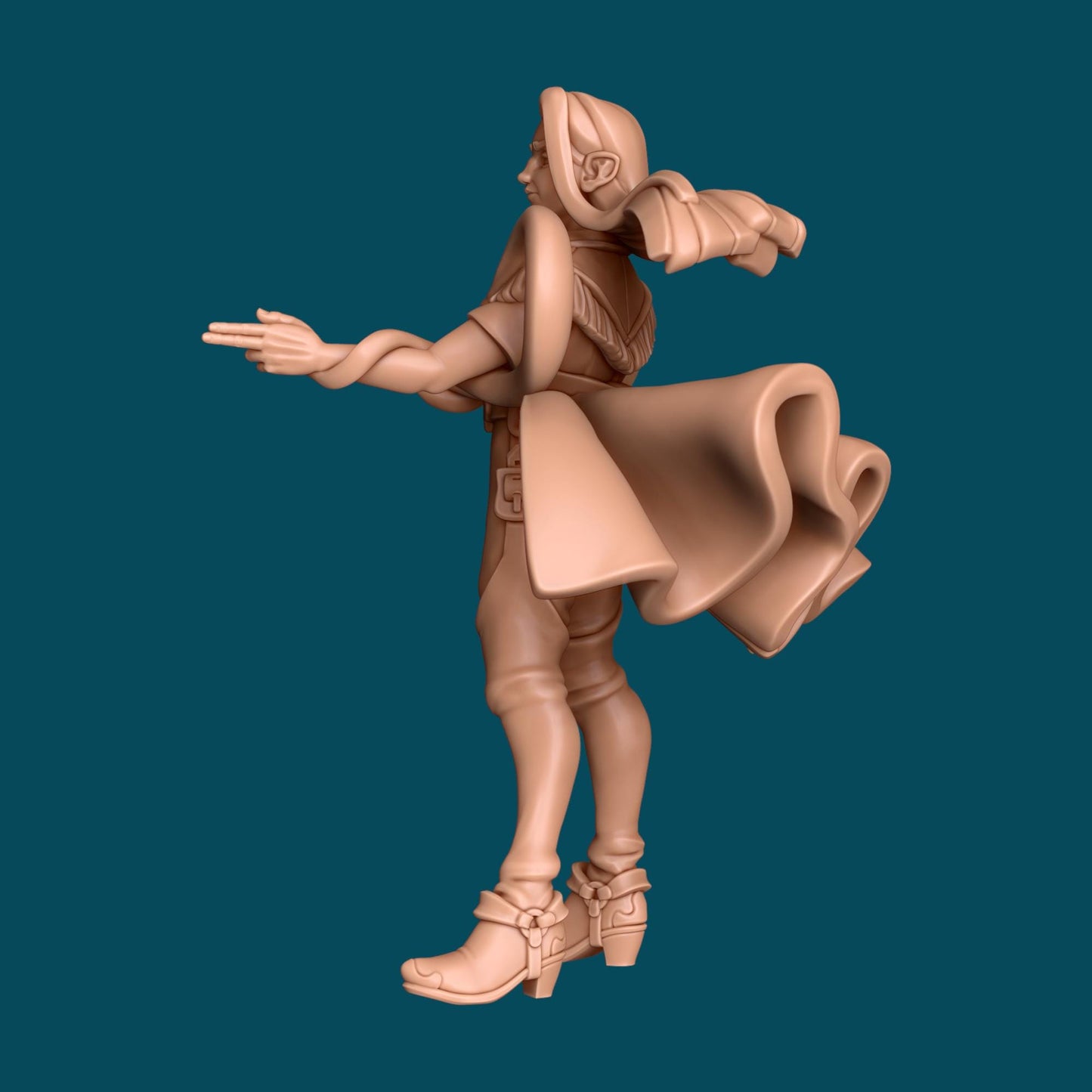 Marzipan, Catty Warlock Miniature - 28mm / 32mm / 36mm - Awkward Penguin Minis - Resin Printed Figure for D&D, Daggerheart, and Painting