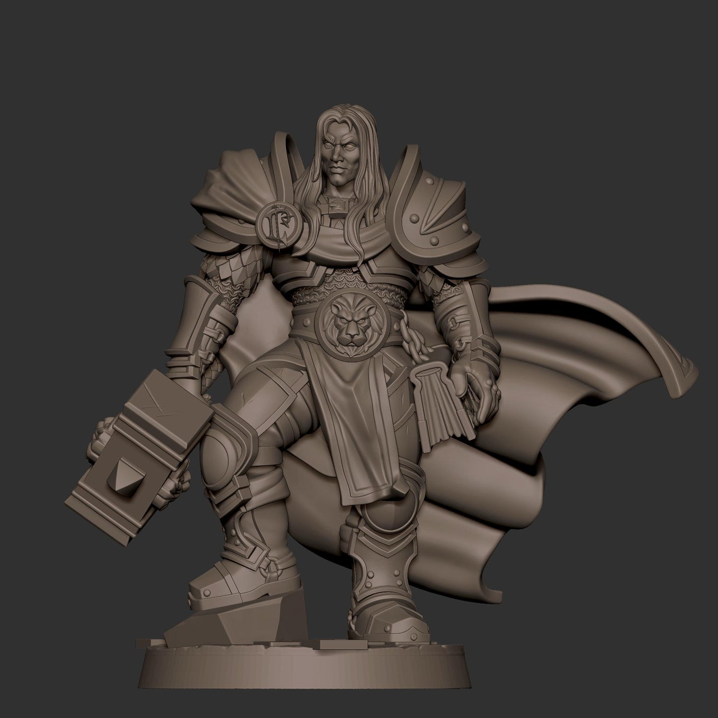 Human Prince Paladin Miniature - 28mm / 32mm / 36mm - Bite the Bullet - Resin Printed Figure for D&D, TTRPGs, and Board Games