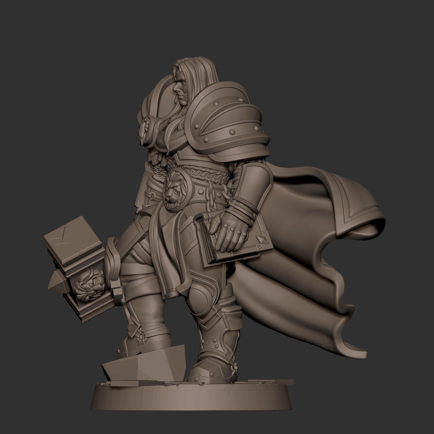 Human Prince Paladin Miniature - 28mm / 32mm / 36mm - Bite the Bullet - Resin Printed Figure for D&D, TTRPGs, and Board Games
