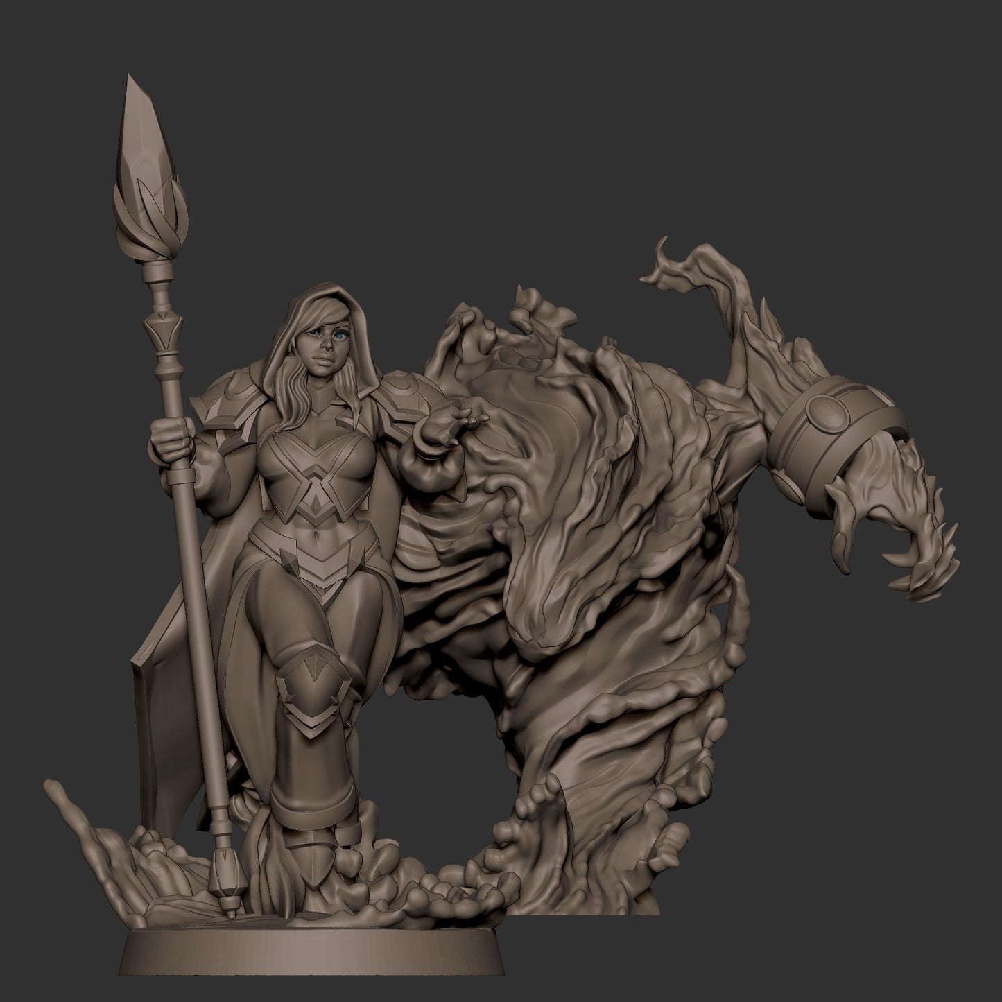 Human Mage Admiral Miniature - 28mm / 32mm / 36mm - Bite the Bullet - Resin Printed Figure for D&D, TTRPGs, and Board Games