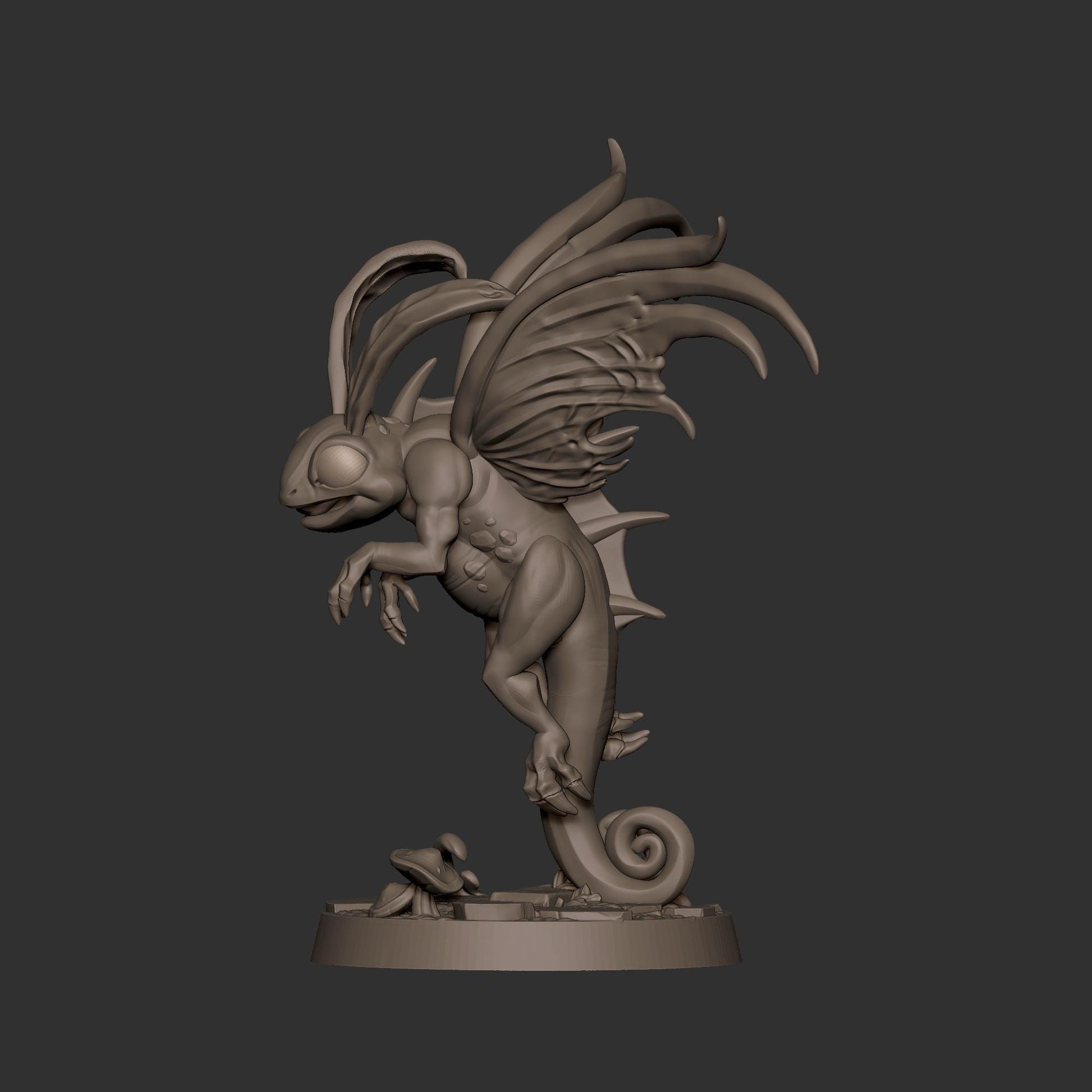Dragon Trickster Miniature - 28mm / 32mm / 36mm - Bite the Bullet - Resin Printed Figure for D&D, TTRPGs, and Board Games