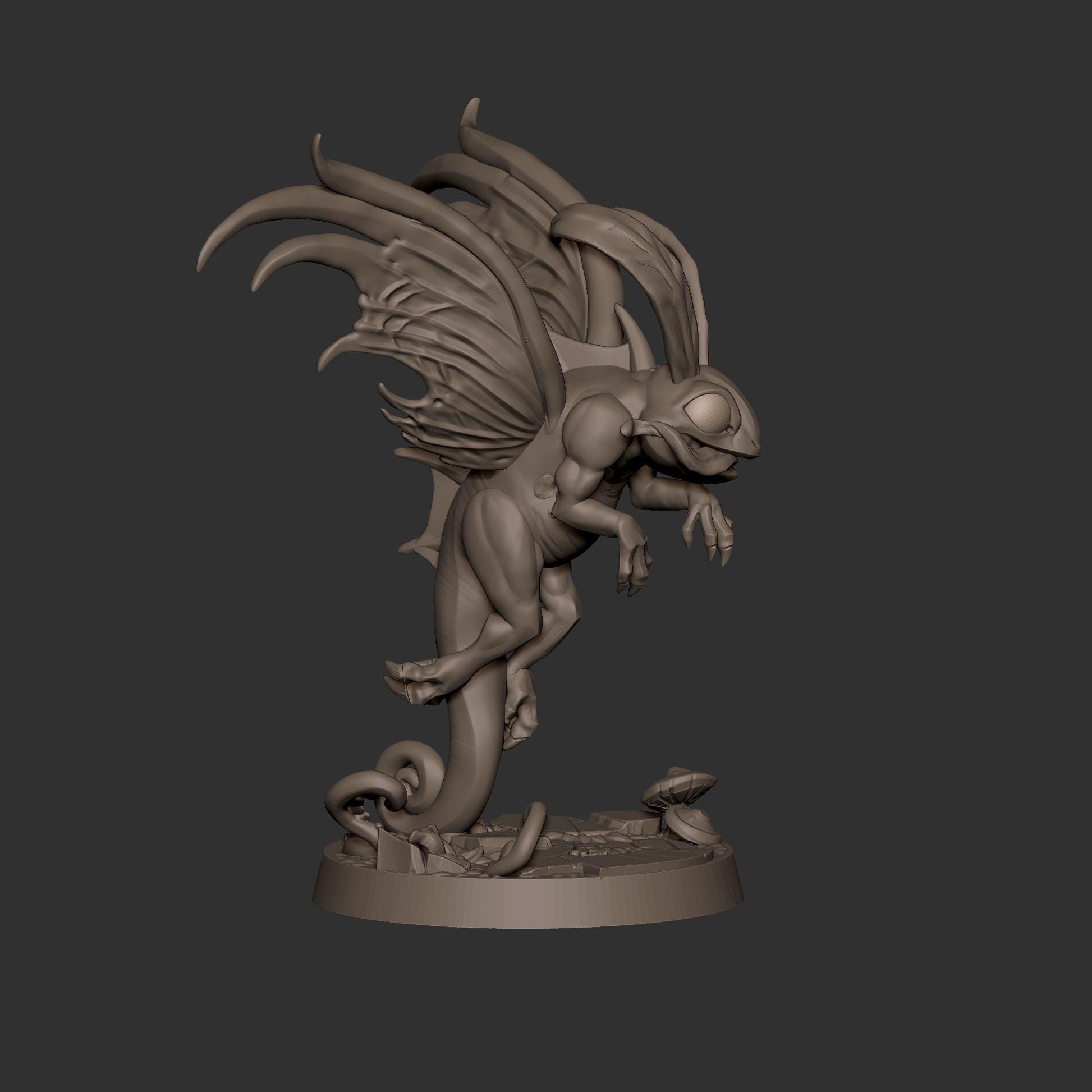 Dragon Trickster Miniature - 28mm / 32mm / 36mm - Bite the Bullet - Resin Printed Figure for D&D, TTRPGs, and Board Games