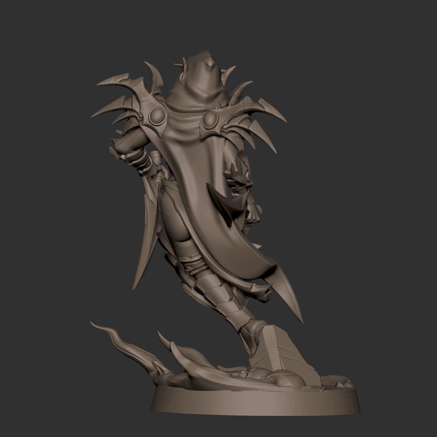 Blood Elf Rogue Miniature - 28mm / 32mm / 36mm - Bite the Bullet - Resin Printed Figure for D&D, TTRPGs, and Board Games