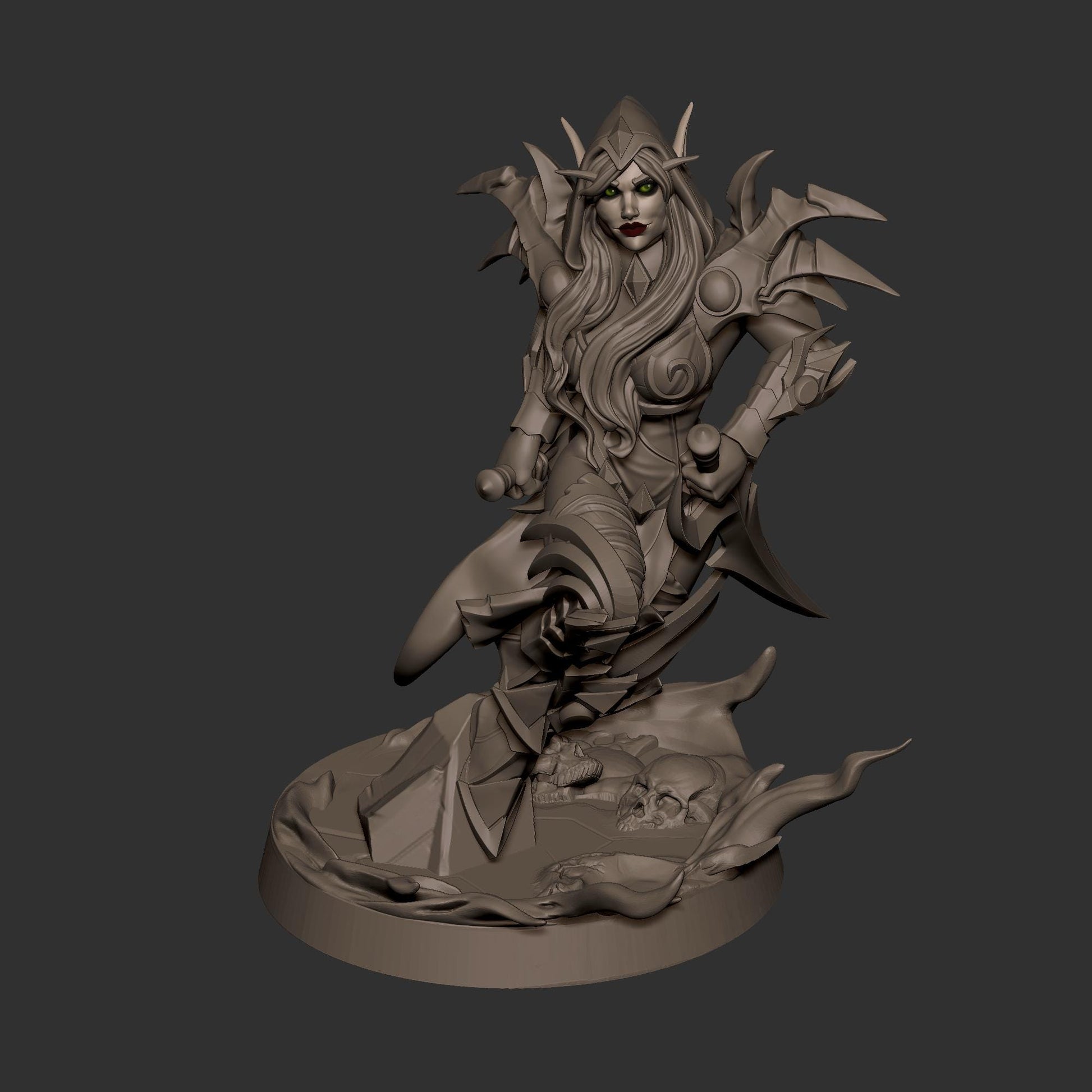 Blood Elf Rogue Miniature - 28mm / 32mm / 36mm - Bite the Bullet - Resin Printed Figure for D&D, TTRPGs, and Board Games