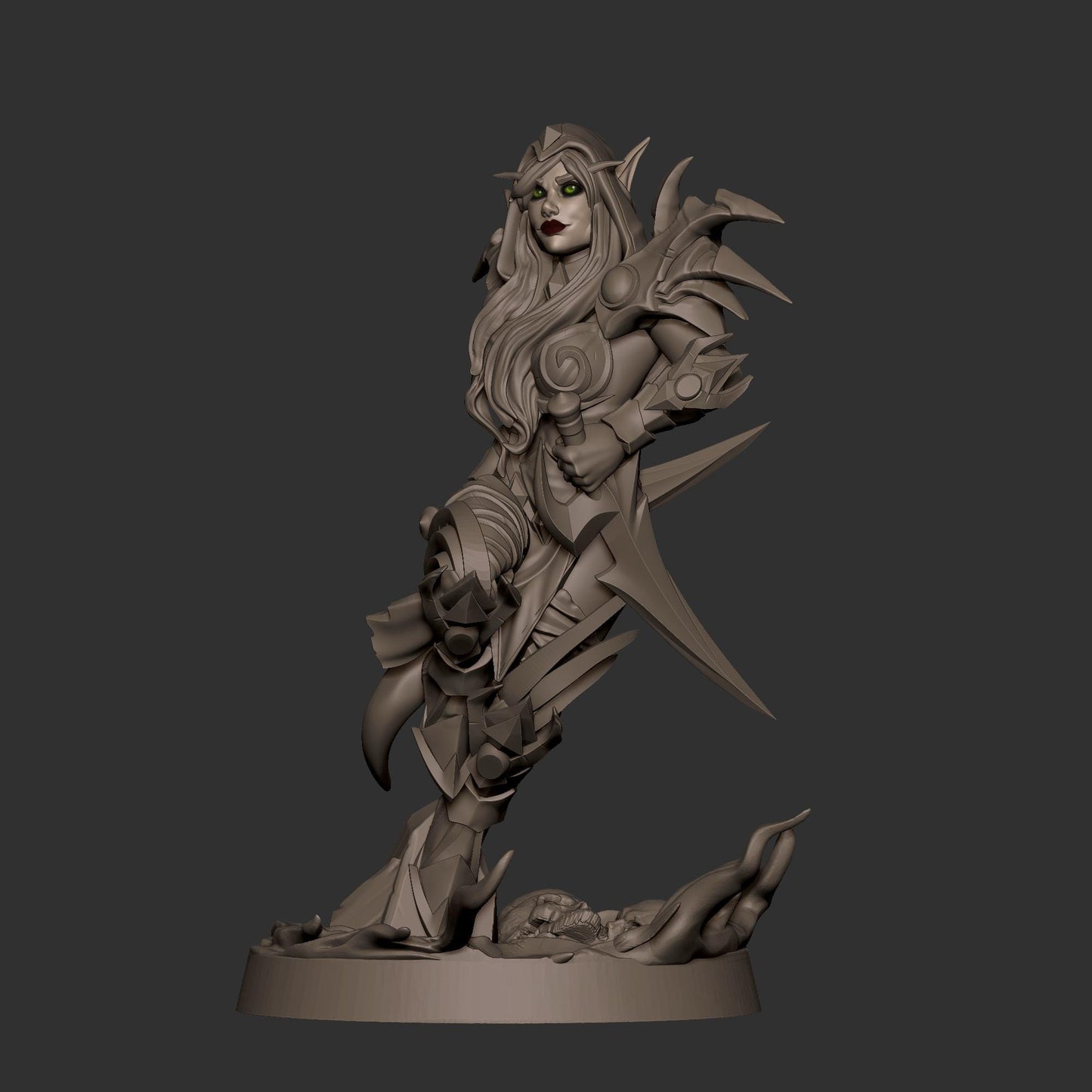 Blood Elf Rogue Miniature - 28mm / 32mm / 36mm - Bite the Bullet - Resin Printed Figure for D&D, TTRPGs, and Board Games