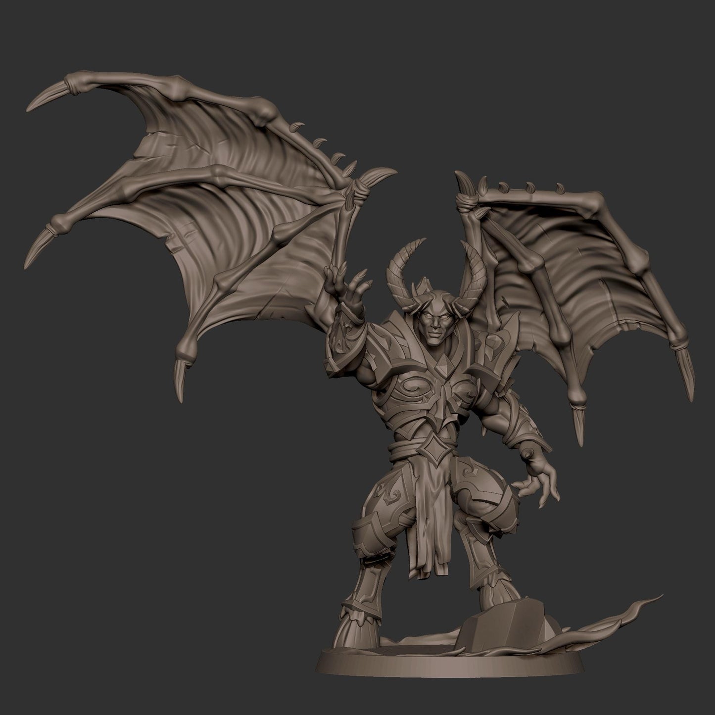 Dreadlord Necromancer Miniature - 28mm / 32mm / 36mm - Bite the Bullet - Resin Printed Figure for D&D, TTRPGs, and Board Games