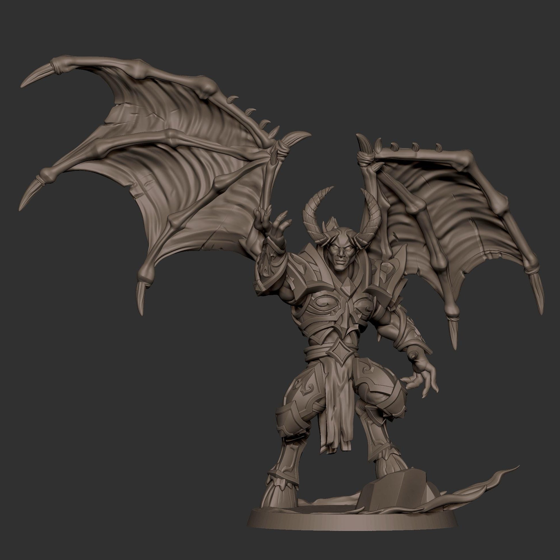 Dreadlord Necromancer Miniature - 28mm / 32mm / 36mm - Bite the Bullet - Resin Printed Figure for D&D, TTRPGs, and Board Games