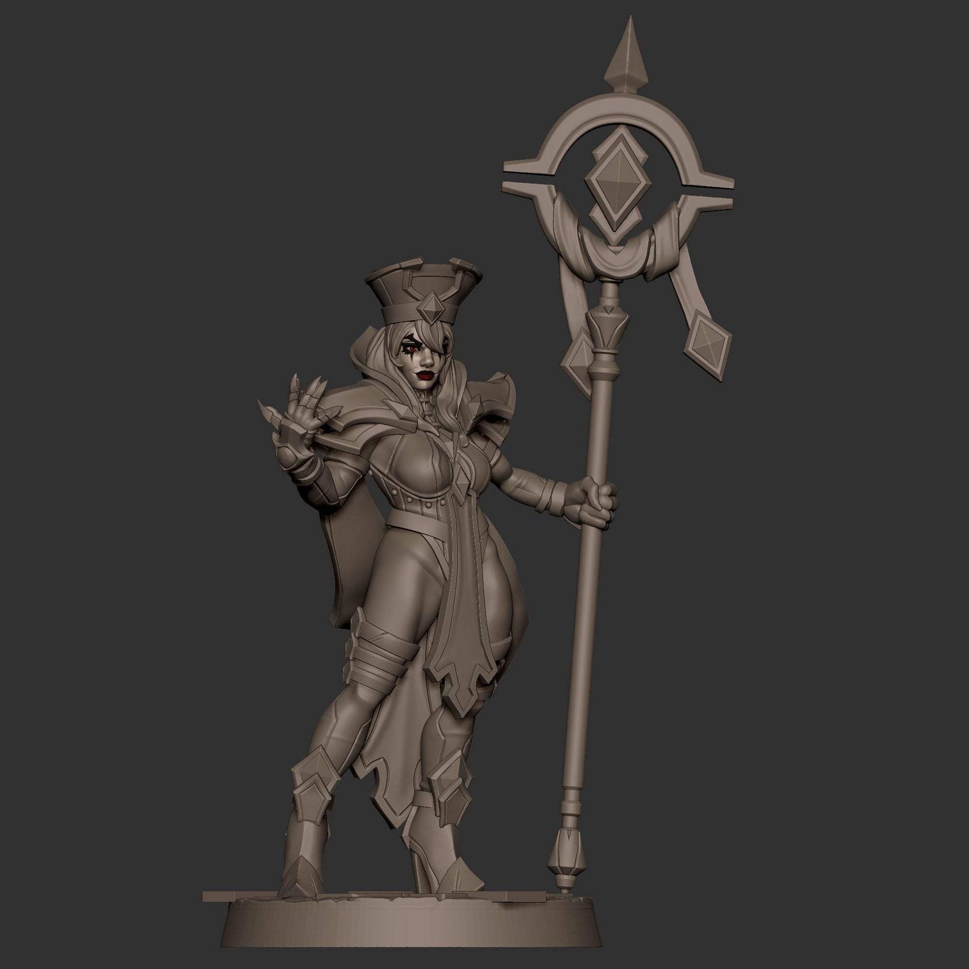 Human Inquisitor Miniature (2 Variations) - 28mm / 32mm / 36mm - Bite the Bullet - Resin Printed Figure for D&D, TTRPGs, and Board Games