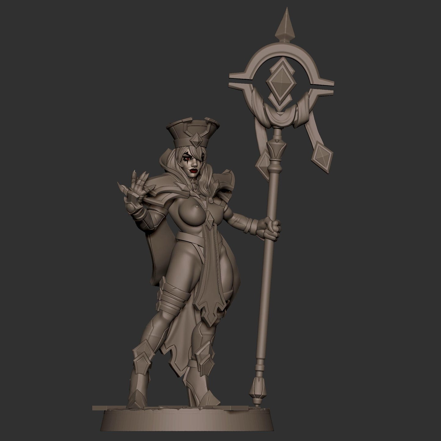 Human Inquisitor Miniature (2 Variations) - 28mm / 32mm / 36mm - Bite the Bullet - Resin Printed Figure for D&D, TTRPGs, and Board Games