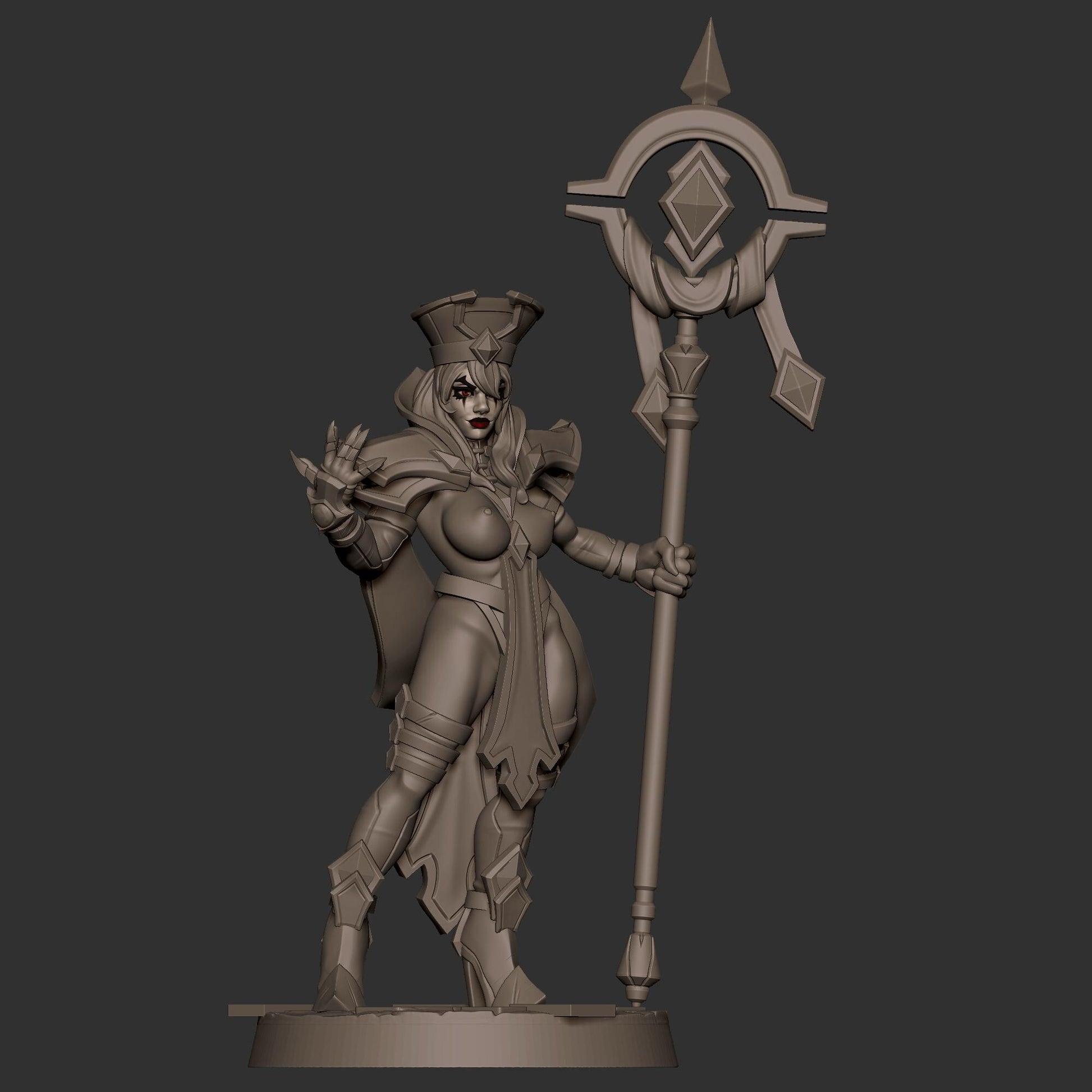 Human Inquisitor Miniature (2 Variations) - 28mm / 32mm / 36mm - Bite the Bullet - Resin Printed Figure for D&D, TTRPGs, and Board Games