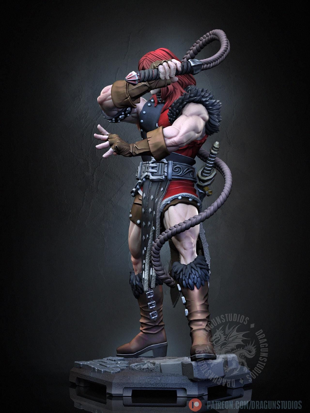 Vampire Killer II - 28mm / 32mm / 36mm / 100mm - DraGun Studios - Resin Printed Figurine for D&D, TTRPGs, and Board Games