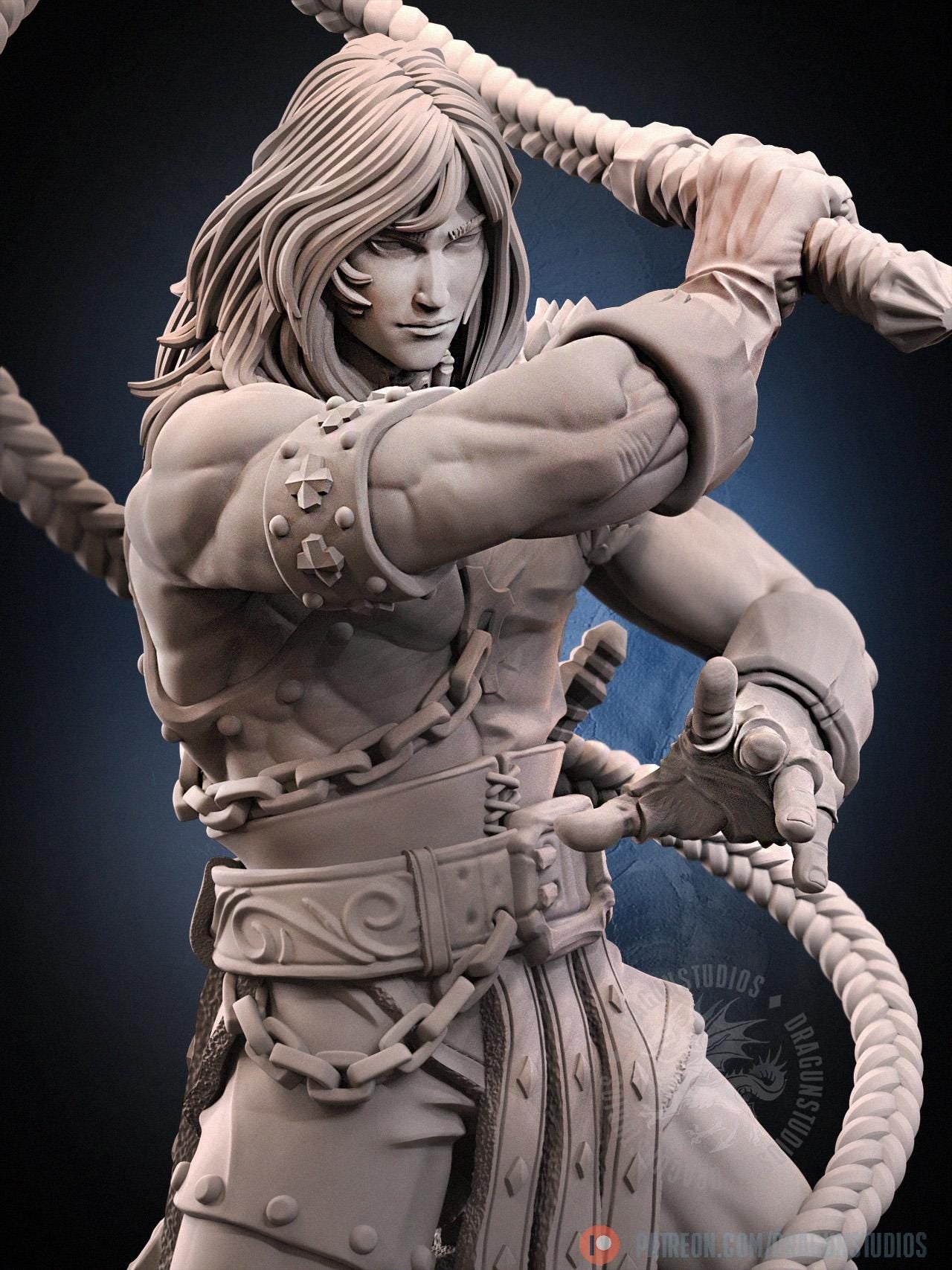 Vampire Killer II - 28mm / 32mm / 36mm / 100mm - DraGun Studios - Resin Printed Figurine for D&D, TTRPGs, and Board Games
