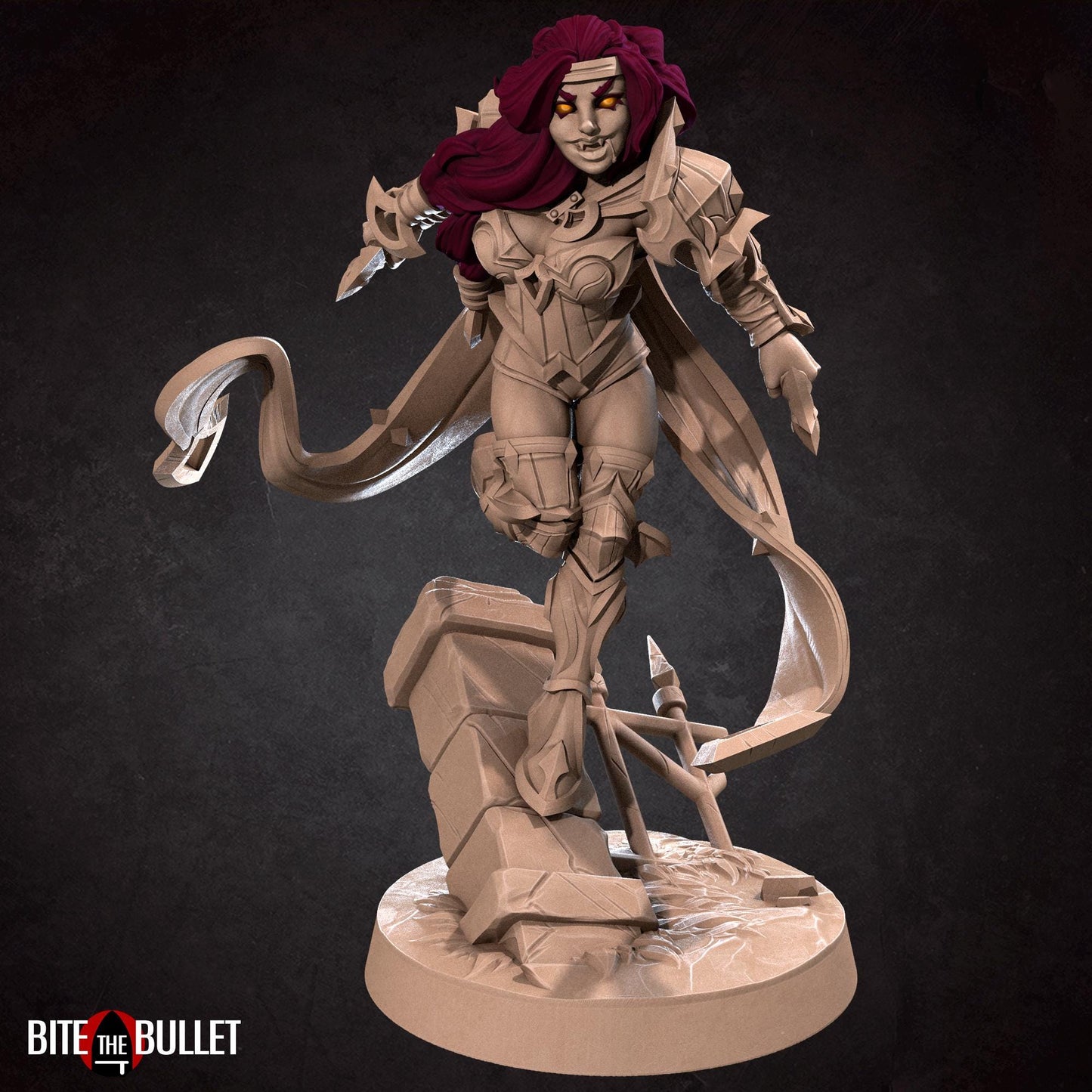 Vampire Rogue Miniature (2 Variations) - 28mm / 32mm / 36mm - Bite the Bullet - Resin Printed Figure for D&D, TTRPGs, and Board Games