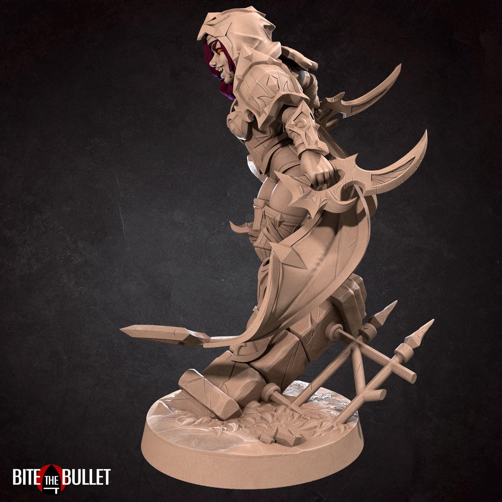 Vampire Rogue Miniature (2 Variations) - 28mm / 32mm / 36mm - Bite the Bullet - Resin Printed Figure for D&D, TTRPGs, and Board Games