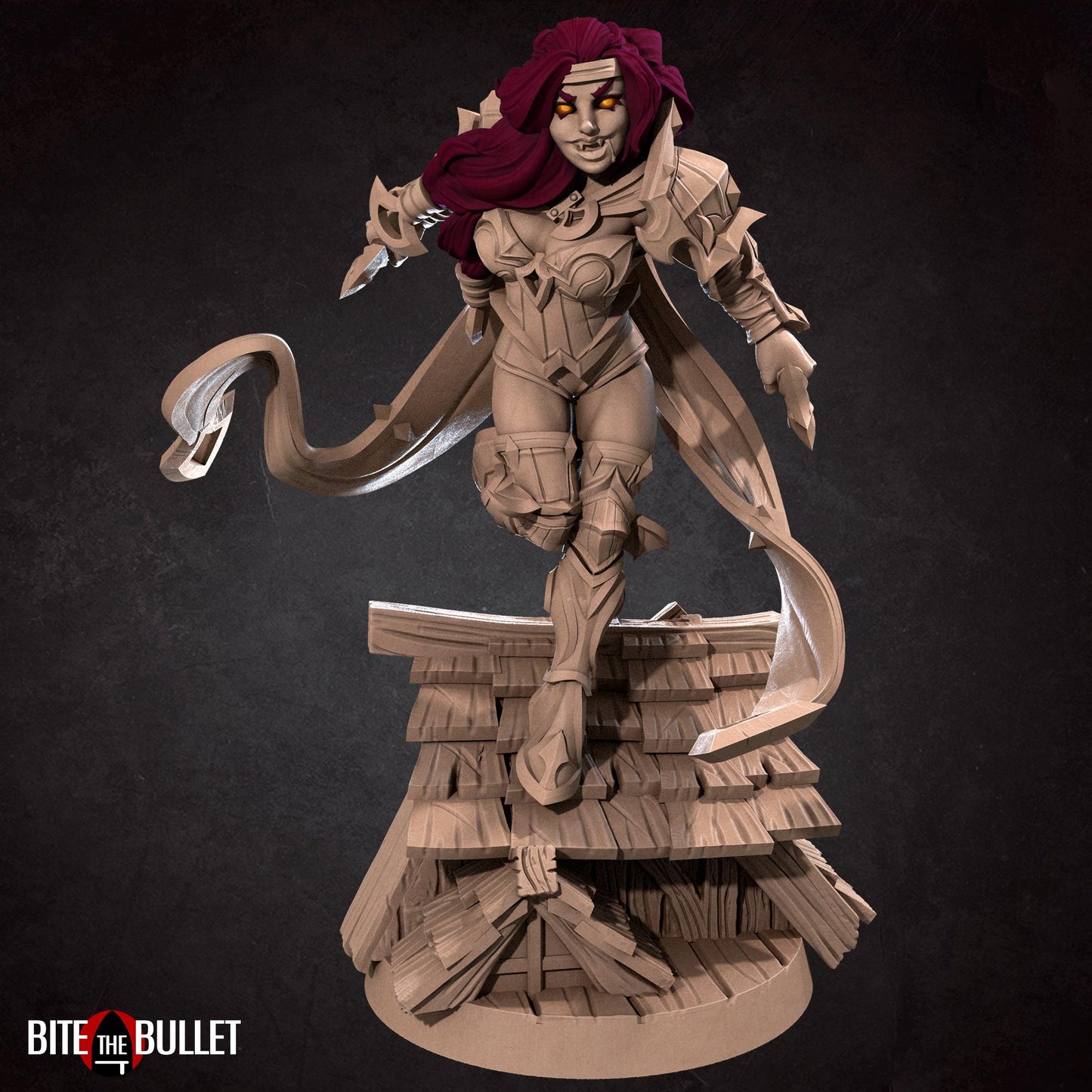 Vampire Rogue Miniature (2 Variations) - 28mm / 32mm / 36mm - Bite the Bullet - Resin Printed Figure for D&D, TTRPGs, and Board Games