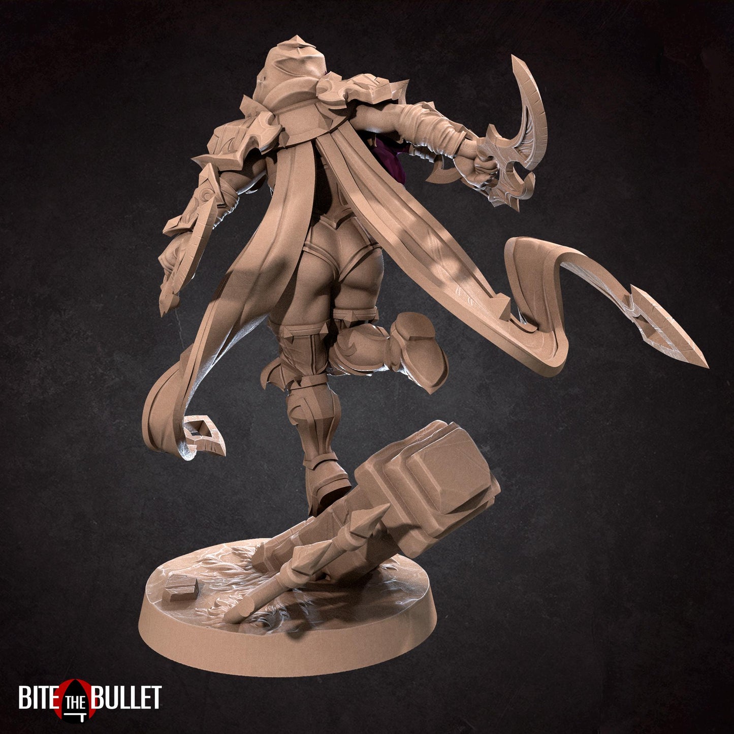 Vampire Rogue Miniature (2 Variations) - 28mm / 32mm / 36mm - Bite the Bullet - Resin Printed Figure for D&D, TTRPGs, and Board Games