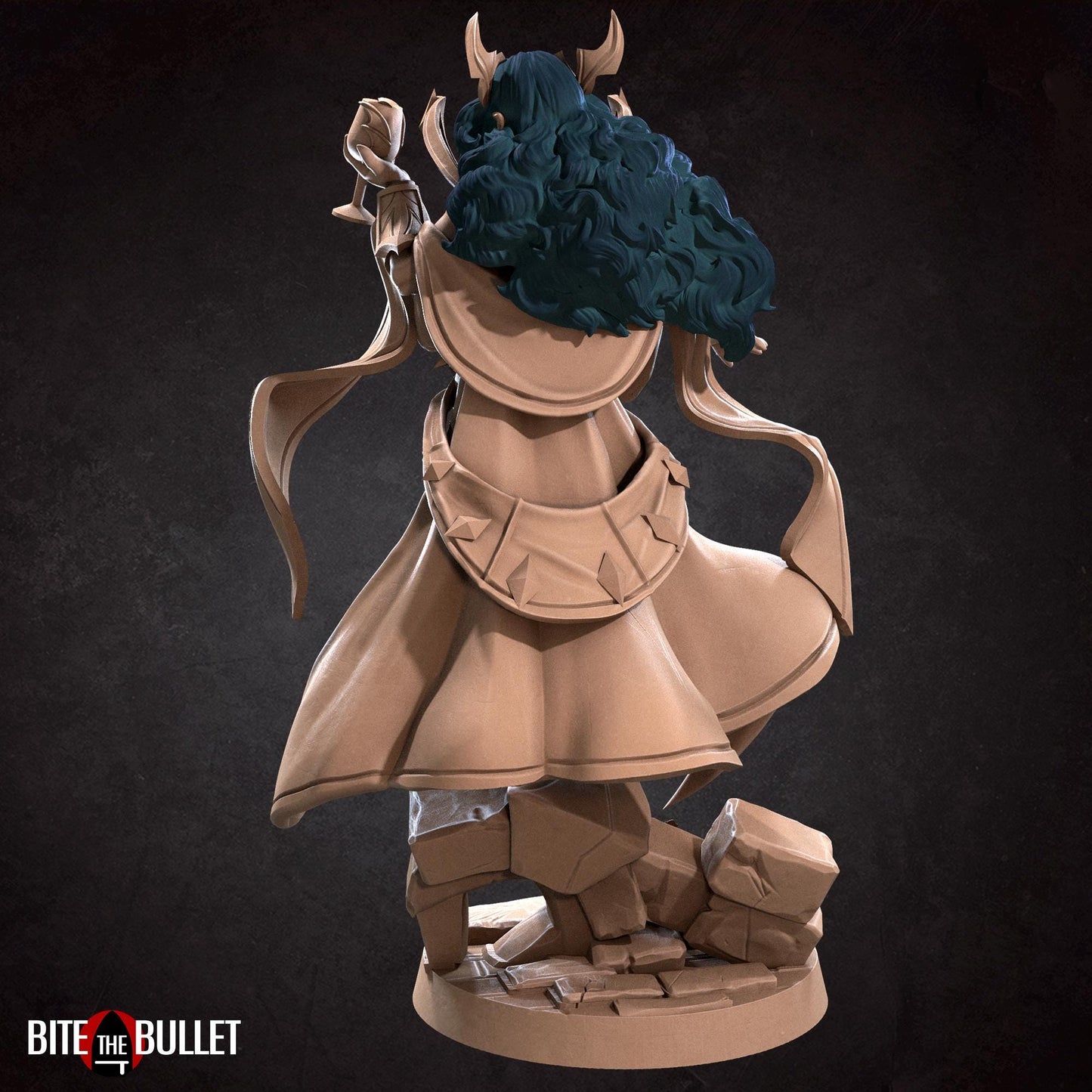 Vampire Sorceress Miniature - 28mm / 32mm / 36mm - Bite the Bullet - Resin Printed Figure for D&D, TTRPGs, and Board Games