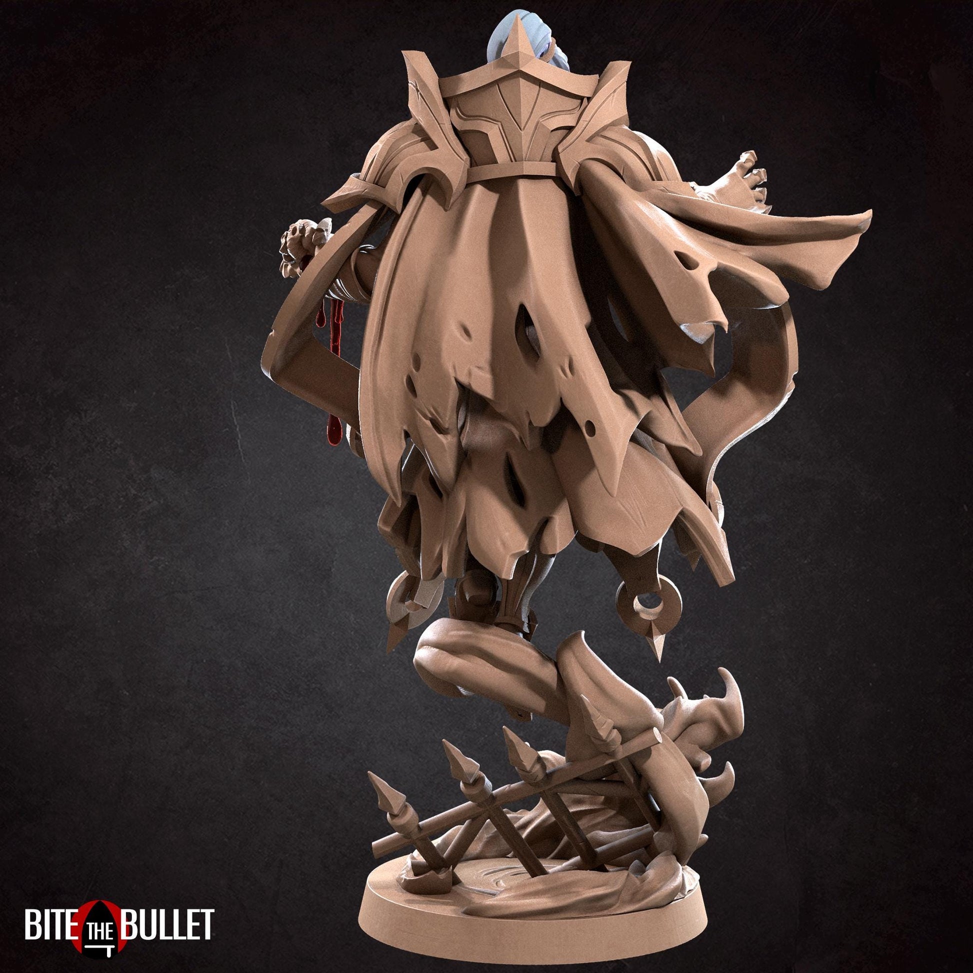 Vampire Warlock Miniature - 28mm / 32mm / 36mm - Bite the Bullet - Resin Printed Figure for D&D, TTRPGs, and Board Games