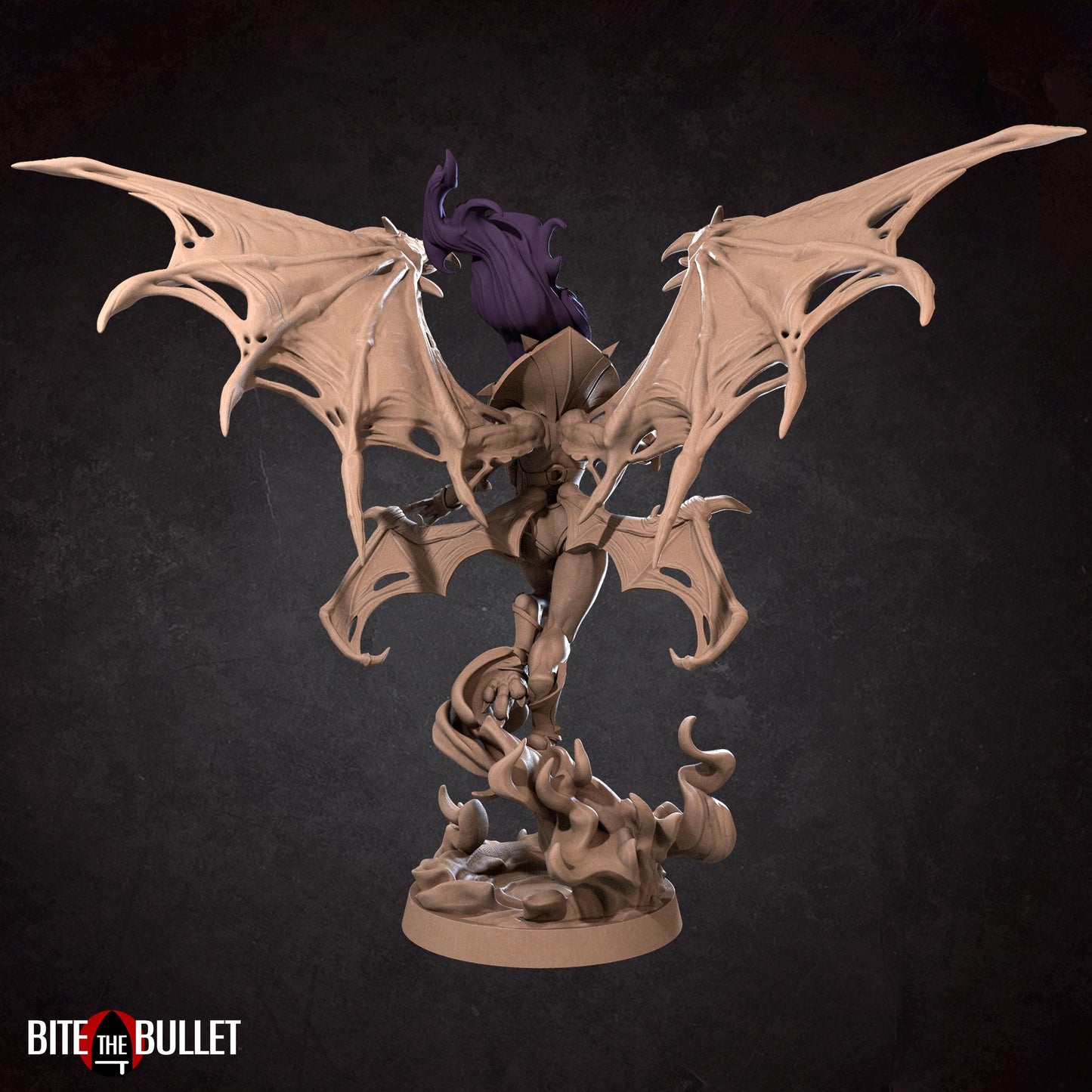 Vampire Hero Jezbeth Miniature - 28mm / 32mm / 36mm - Bite the Bullet - Resin Printed Figure for D&D, TTRPGs, and Board Games