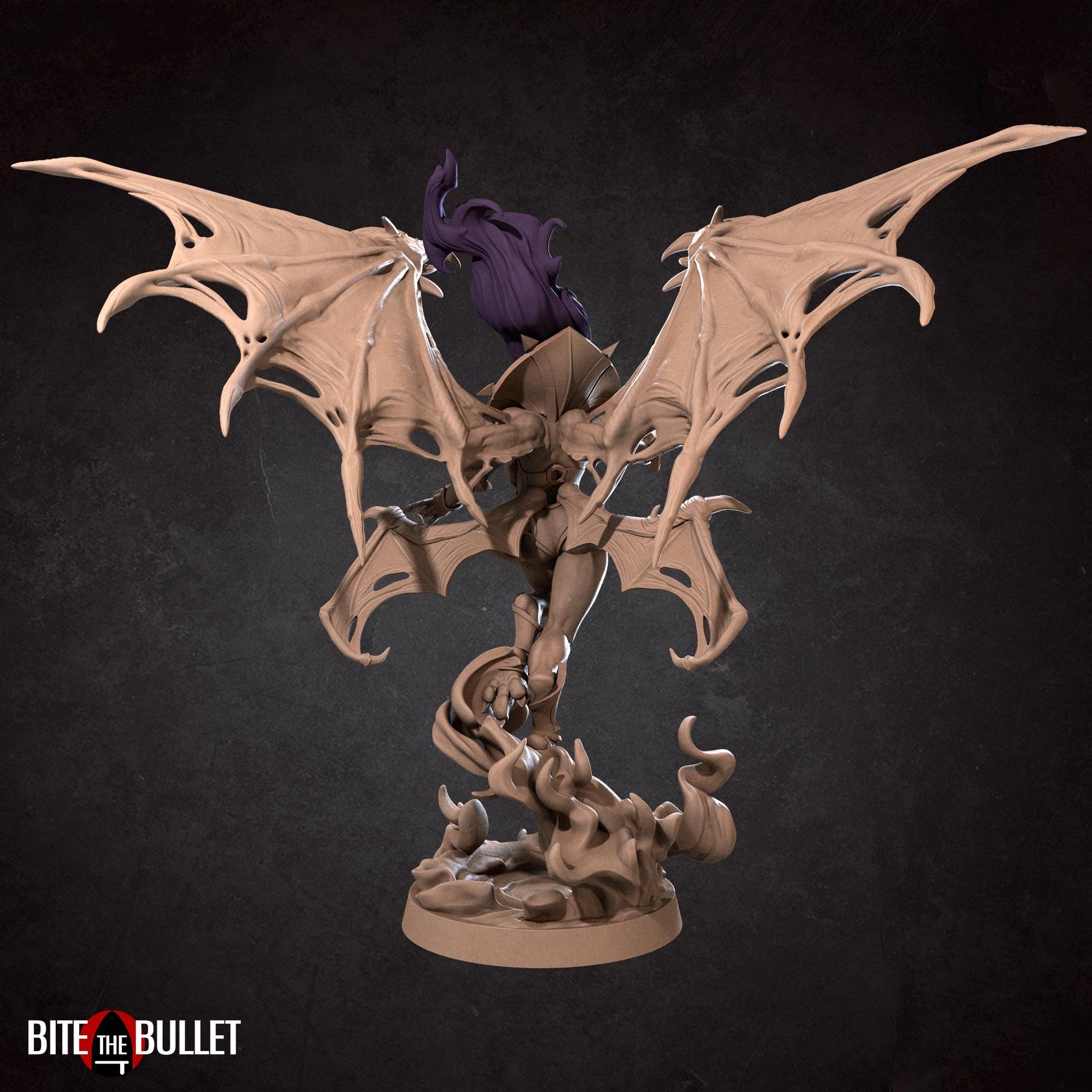 Vampire Hero Jezbeth Miniature - 28mm / 32mm / 36mm - Bite the Bullet - Resin Printed Figure for D&D, TTRPGs, and Board Games