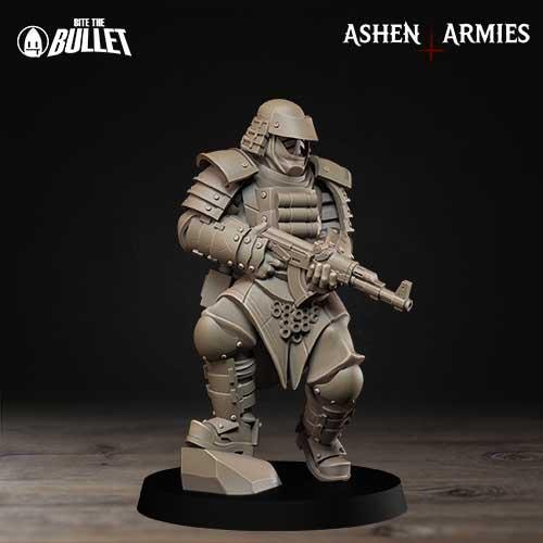 Holy Shogunate Combat Engineer Miniature - 28mm / 32mm / 36mm - Bite the Bullet - Resin Printed Figure for D&D, TTRPGs, and Wargaming