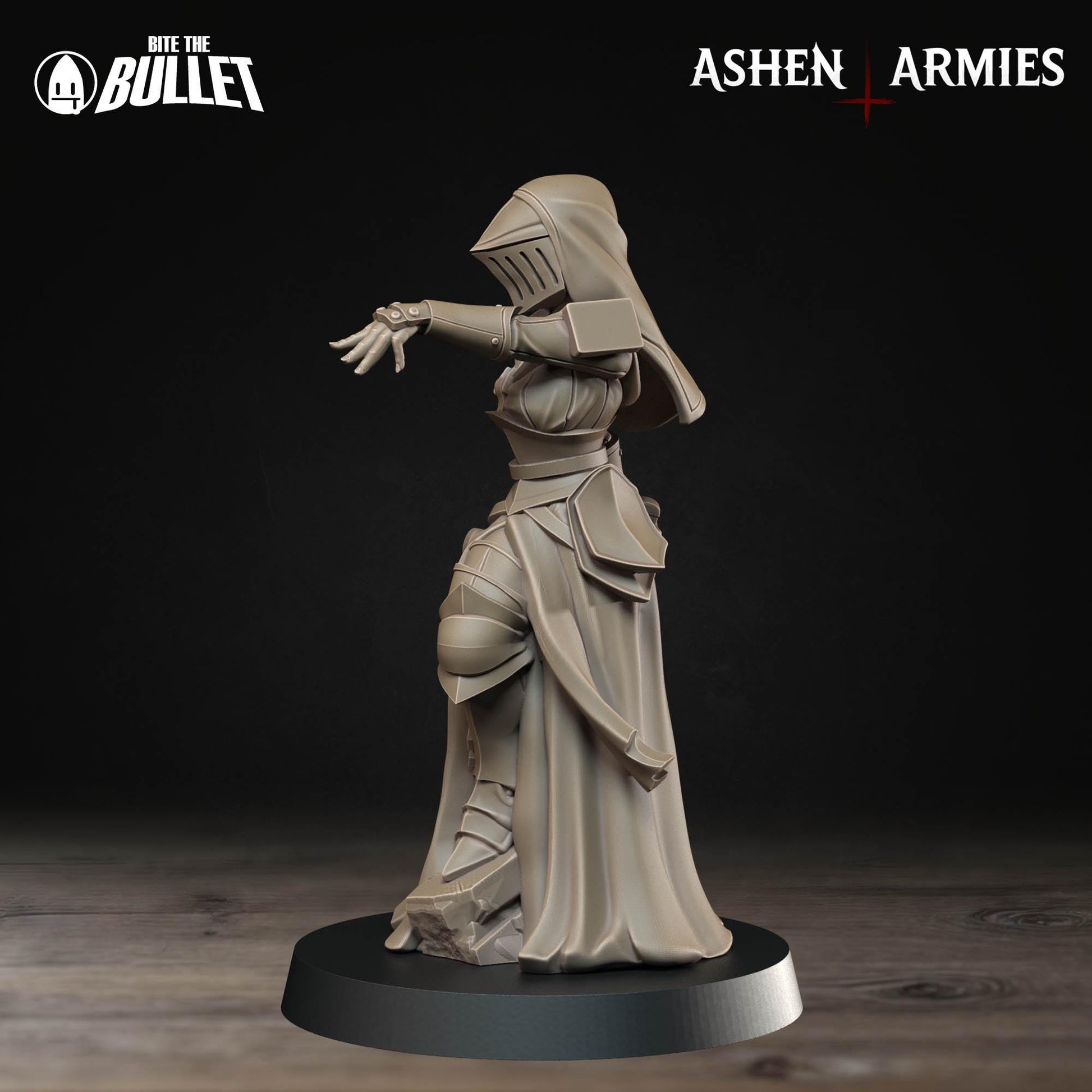 Sanctified Legion Combat Medic Miniature (Standard & NSFW Variations) - 28mm / 32mm / 36mm - Bite the Bullet - Figure for Trench Crusade