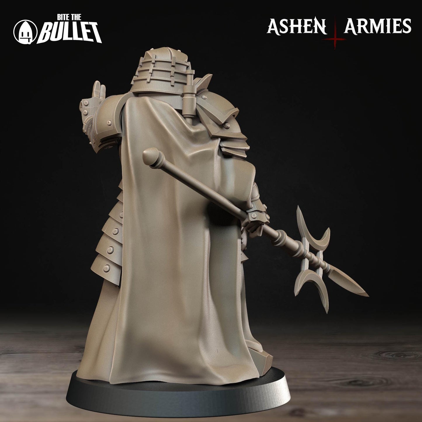 Holy Shogunate Observer Miniature (2 Variations) - 28mm / 32mm / 36mm - Bite the Bullet - Resin Printed Wargaming Figure
