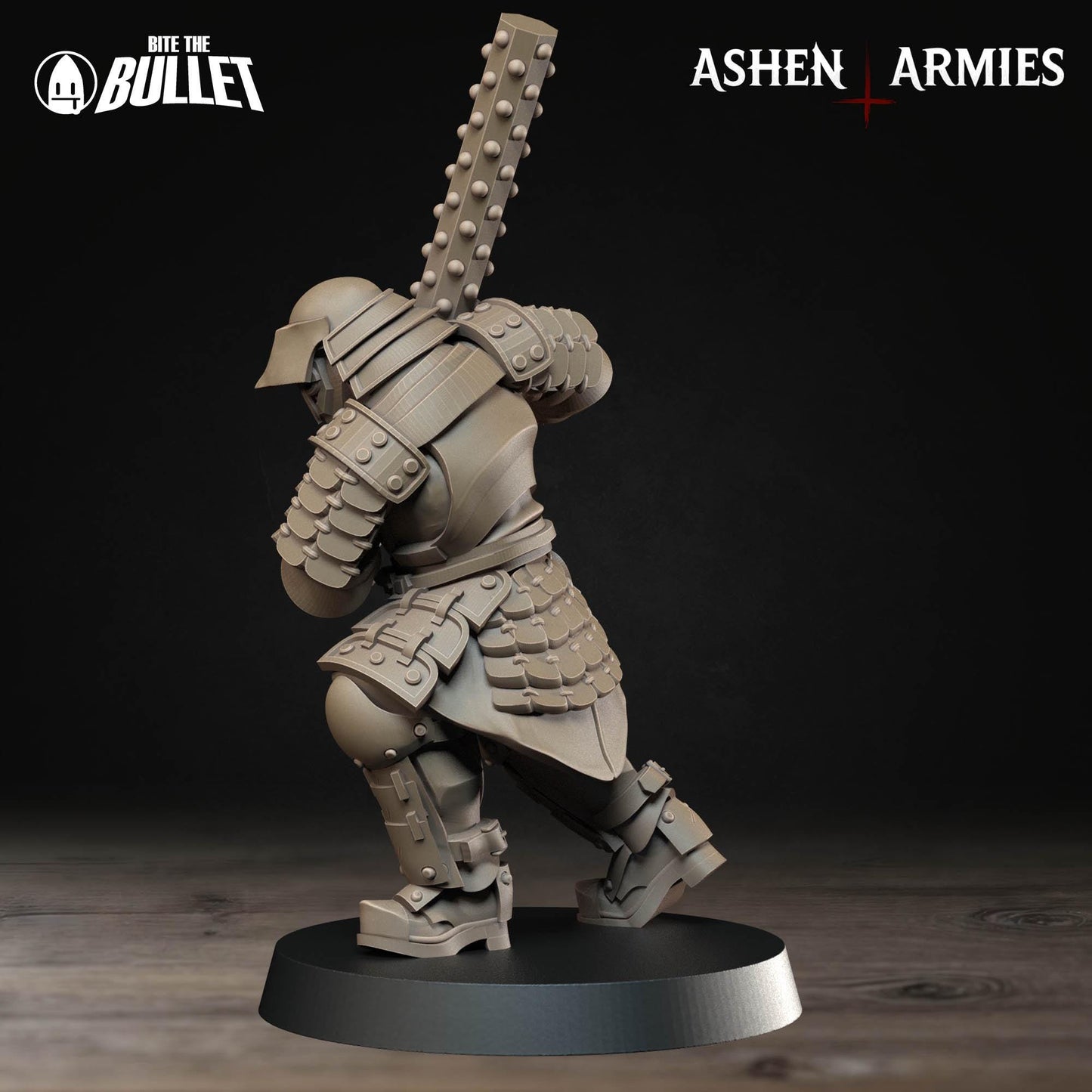 Holy Shogunate Shocktrooper Miniature (4 Variations) - 28mm / 32mm / 36mm - Bite the Bullet - Resin Printed Wargaming Figure