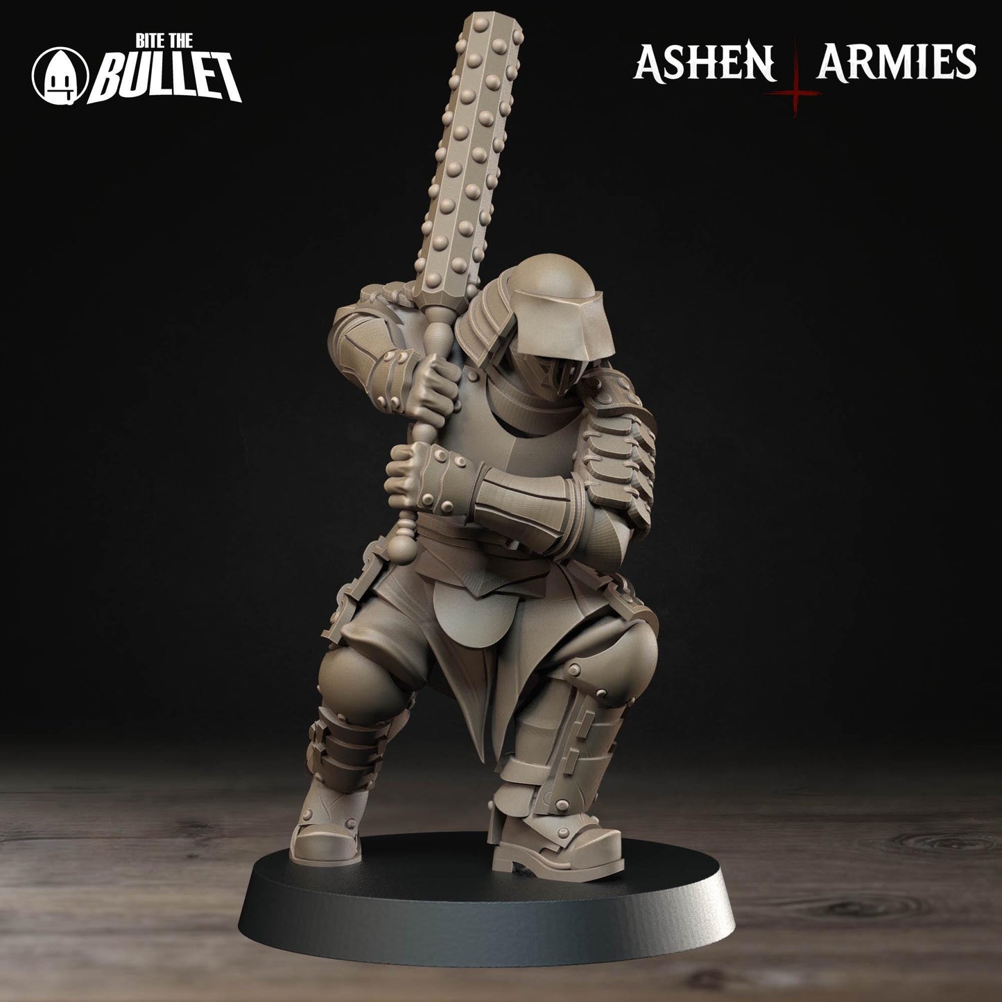 Holy Shogunate Shocktrooper Miniature (4 Variations) - 28mm / 32mm / 36mm - Bite the Bullet - Resin Printed Wargaming Figure
