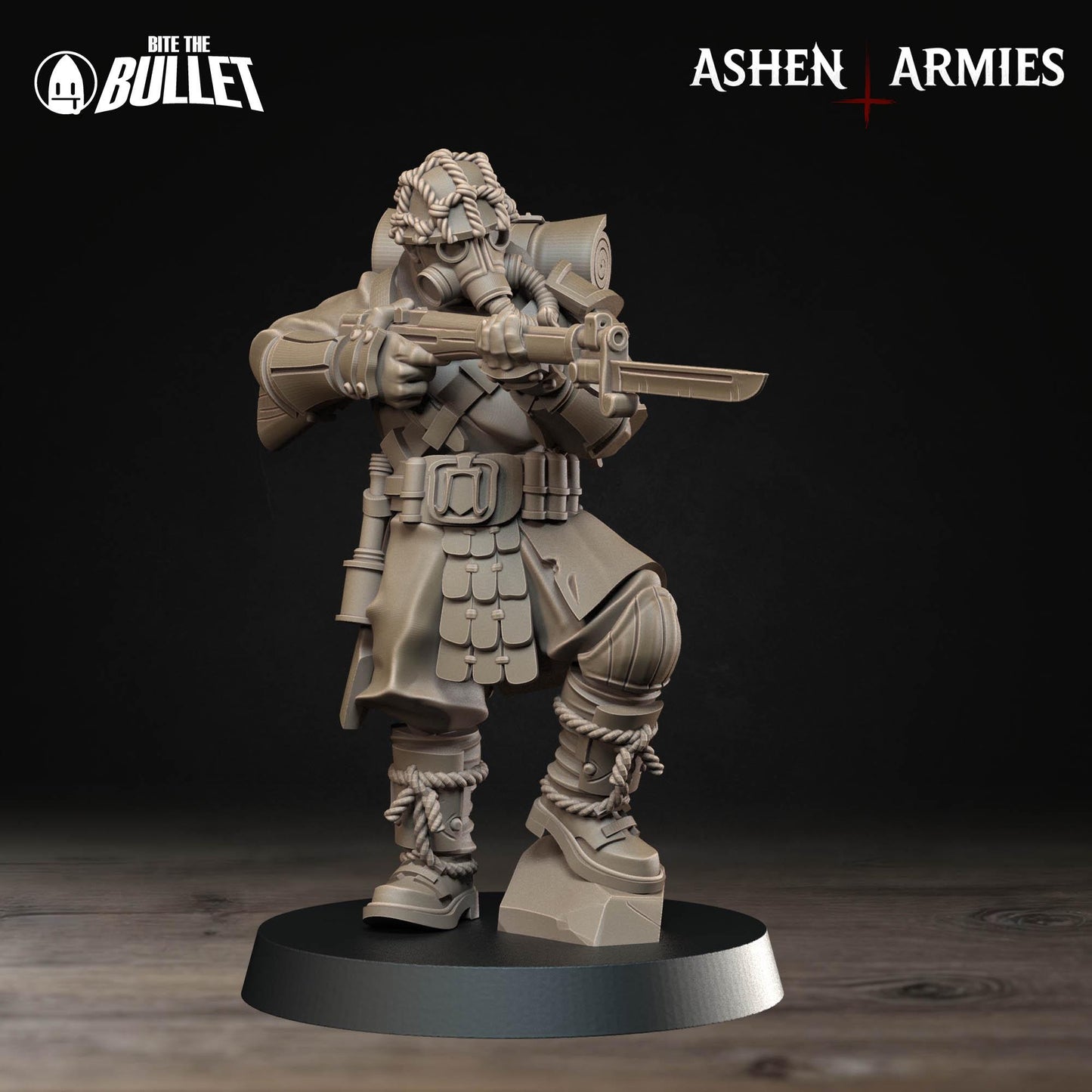 Holy Shogunate Yeoman Miniature (4 Variations) - 28mm / 32mm / 36mm - Bite the Bullet - Resin Printed Wargaming Figure