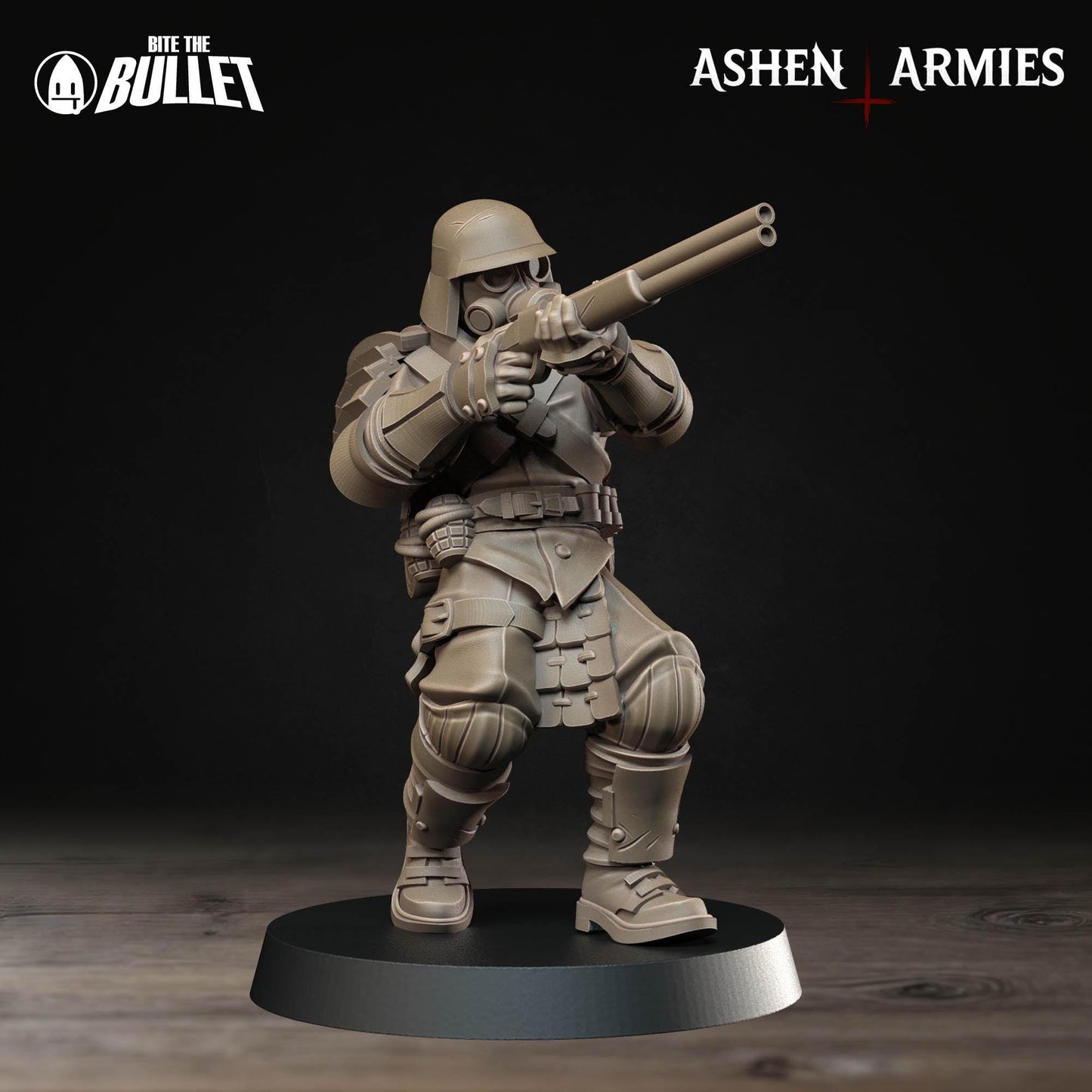 Holy Shogunate Yeoman Miniature (4 Variations) - 28mm / 32mm / 36mm - Bite the Bullet - Resin Printed Wargaming Figure