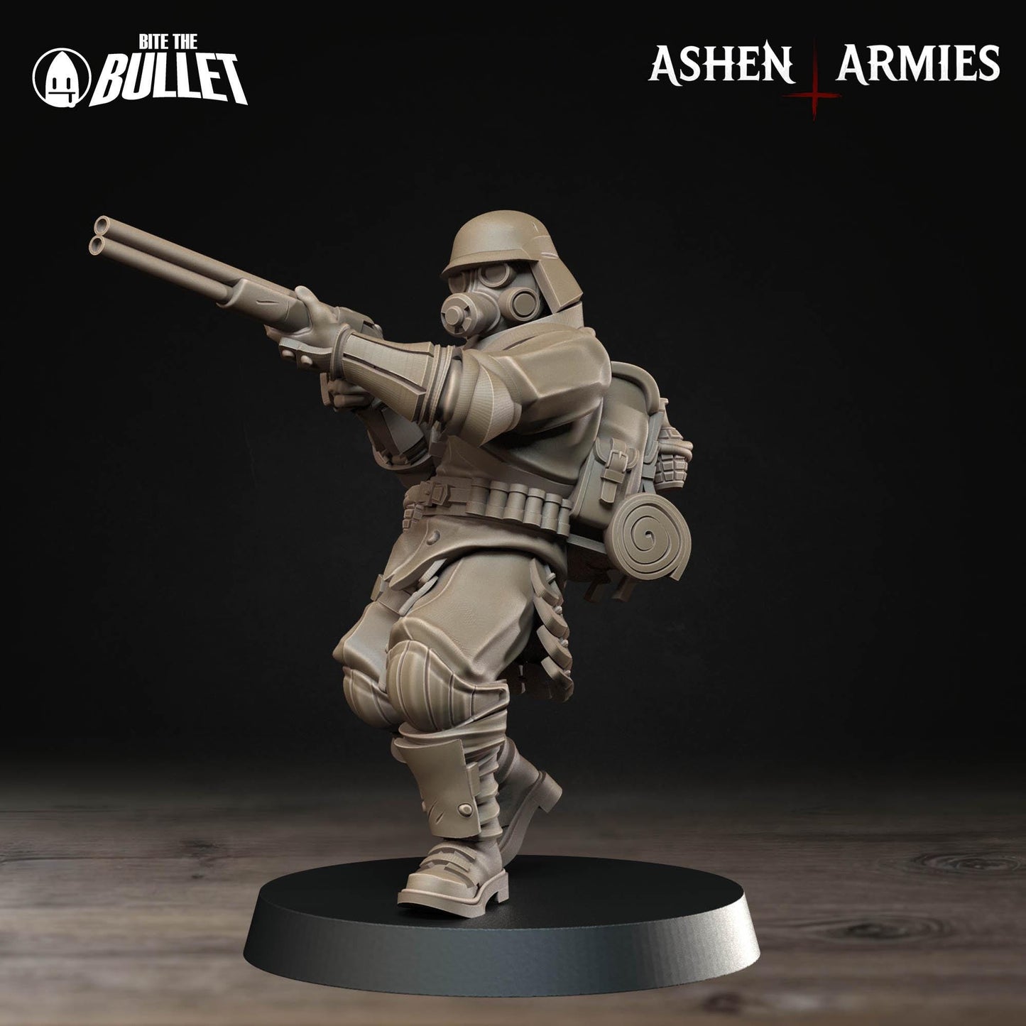 Holy Shogunate Yeoman Miniature (4 Variations) - 28mm / 32mm / 36mm - Bite the Bullet - Resin Printed Wargaming Figure