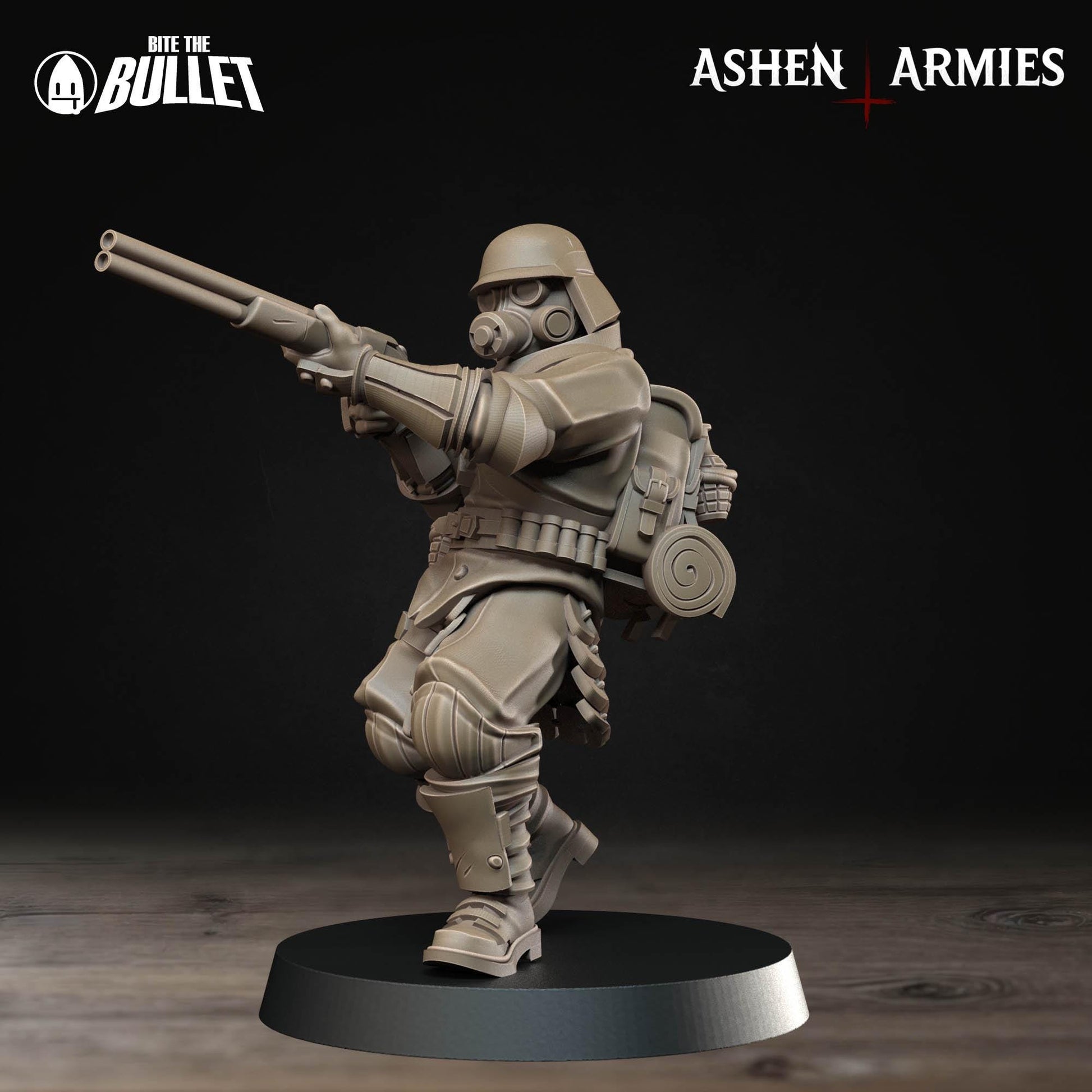Holy Shogunate Yeoman Miniature (4 Variations) - 28mm / 32mm / 36mm - Bite the Bullet - Resin Printed Wargaming Figure