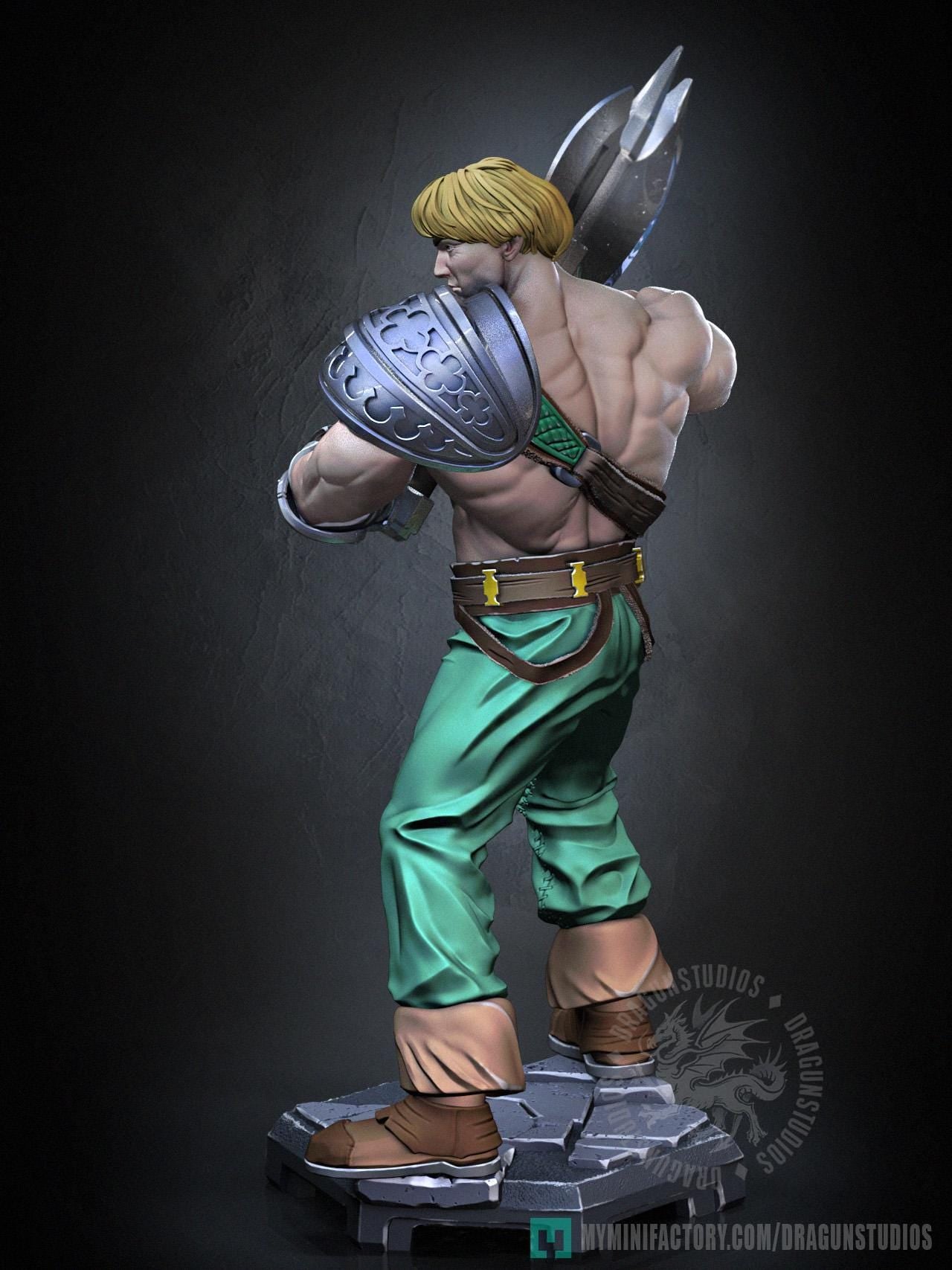 Perceval Miniature - 28mm / 32mm / 36mm / 75mm - DraGun Studios - Resin Printed Figurine for D&D, TTRPGs, and Board Games