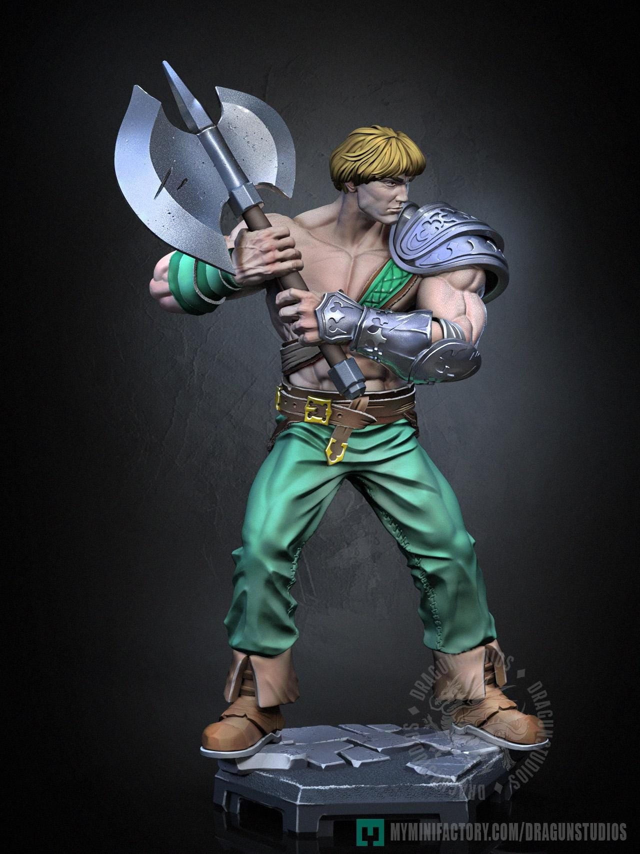 Perceval Miniature - 28mm / 32mm / 36mm / 75mm - DraGun Studios - Resin Printed Figurine for D&D, TTRPGs, and Board Games