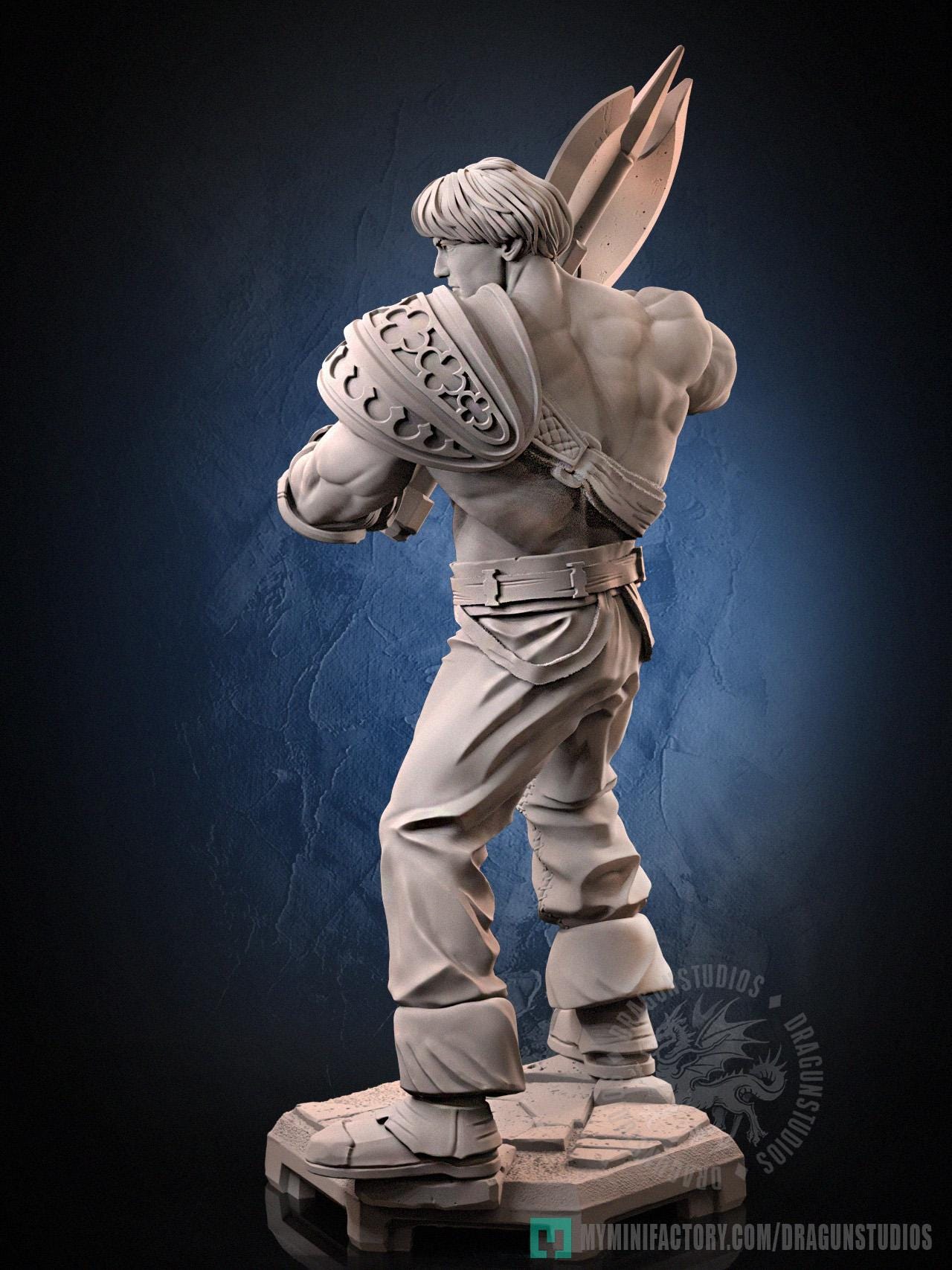 Perceval Miniature - 28mm / 32mm / 36mm / 75mm - DraGun Studios - Resin Printed Figurine for D&D, TTRPGs, and Board Games