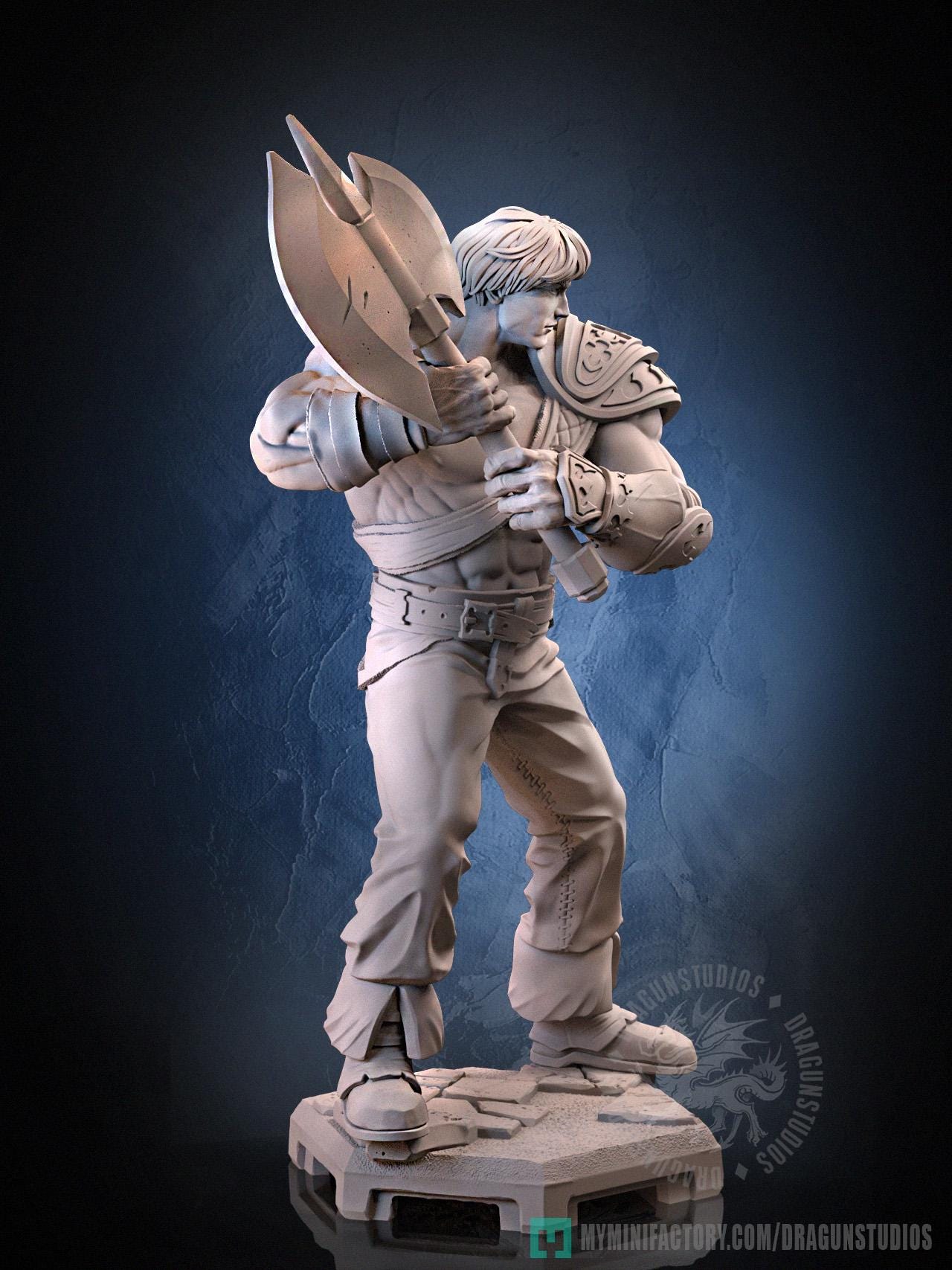Perceval Miniature - 28mm / 32mm / 36mm / 75mm - DraGun Studios - Resin Printed Figurine for D&D, TTRPGs, and Board Games