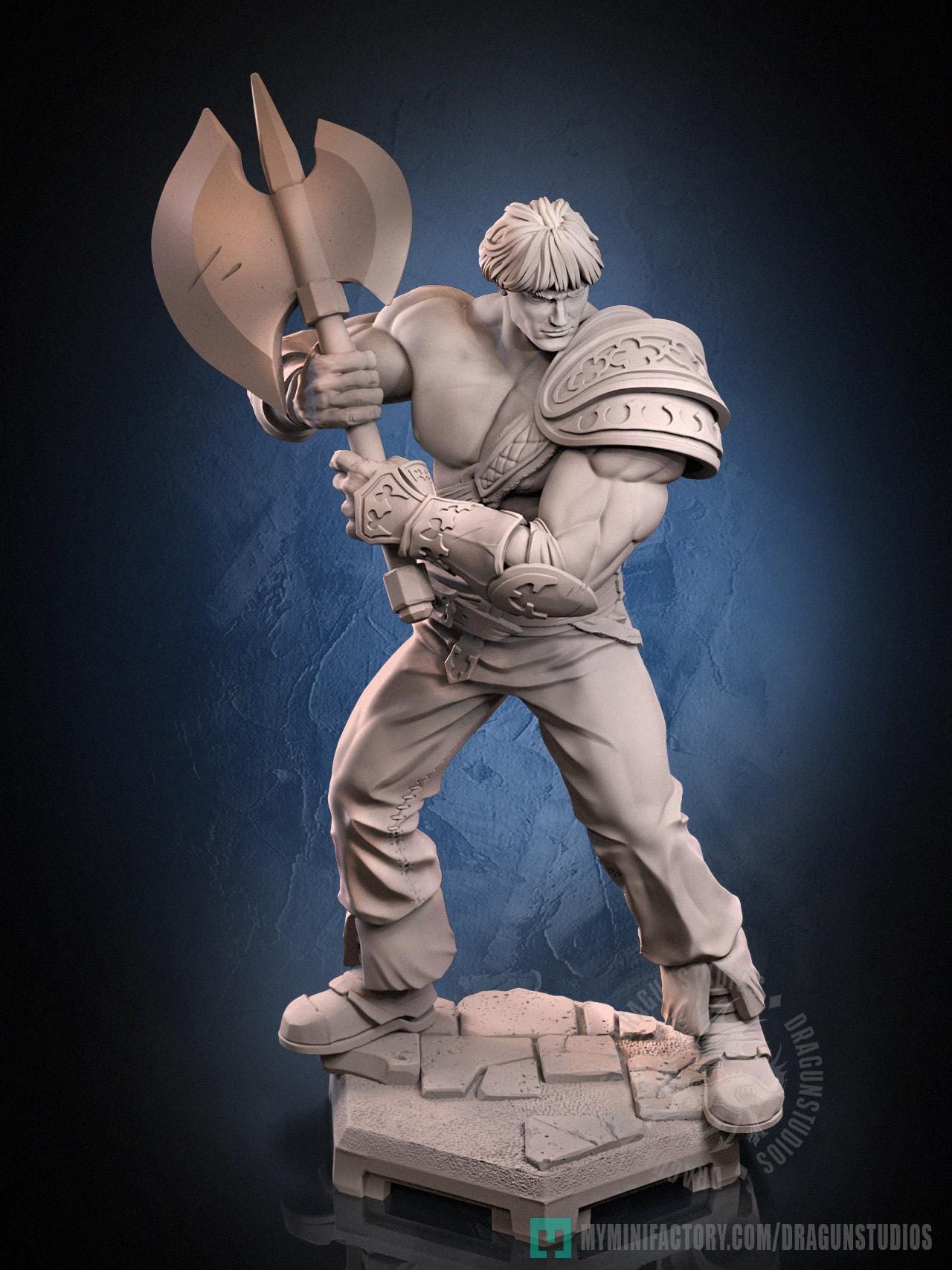Perceval Miniature - 28mm / 32mm / 36mm / 75mm - DraGun Studios - Resin Printed Figurine for D&D, TTRPGs, and Board Games