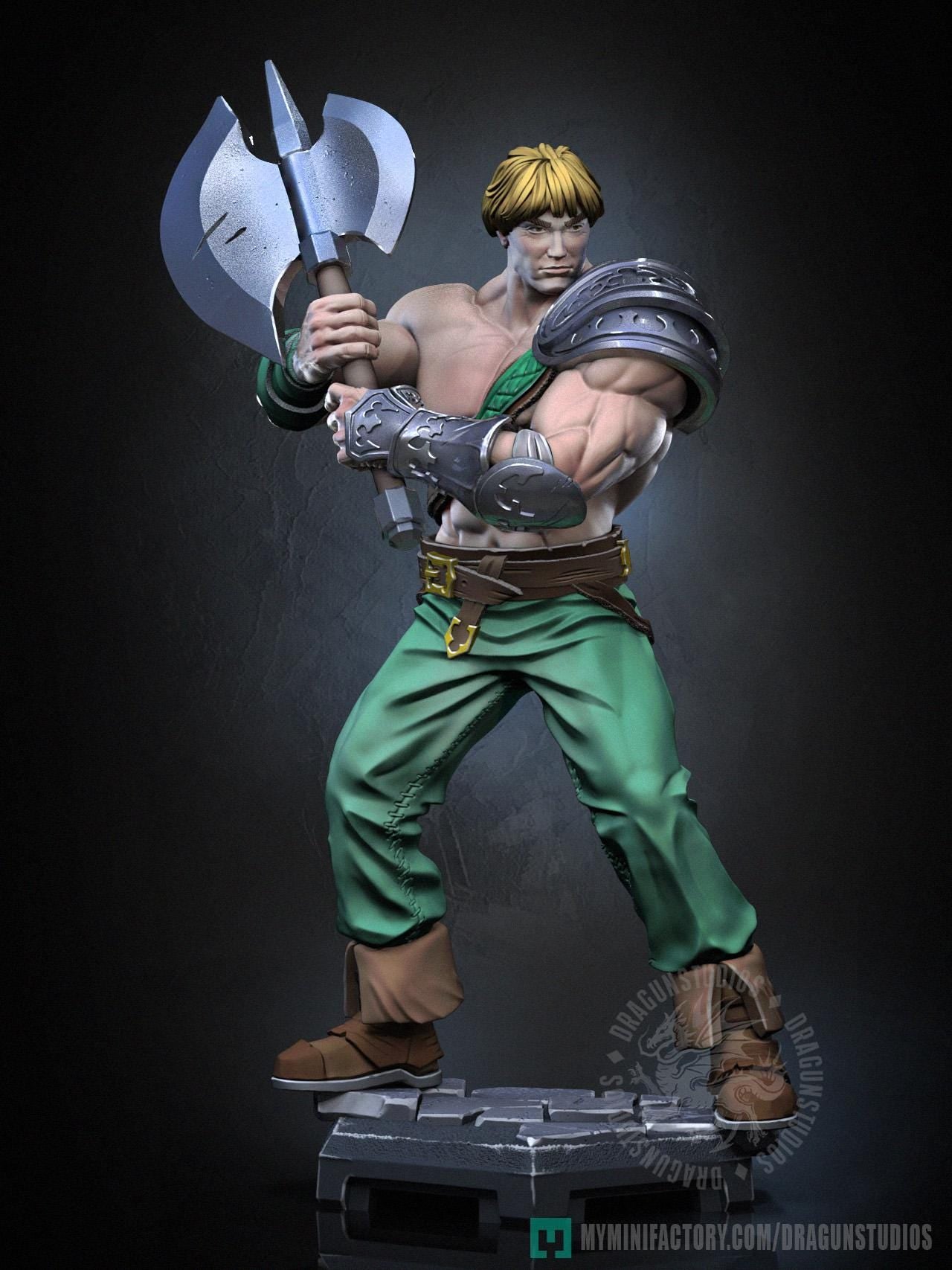 Perceval Miniature - 28mm / 32mm / 36mm / 75mm - DraGun Studios - Resin Printed Figurine for D&D, TTRPGs, and Board Games
