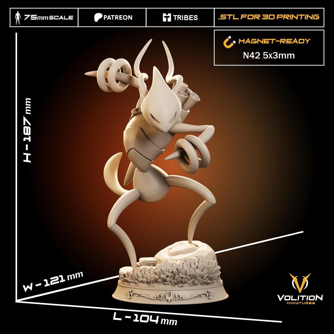 Cartographer Figure - 75mm - Volition Miniatures - Unpainted Resin Printed Figurine