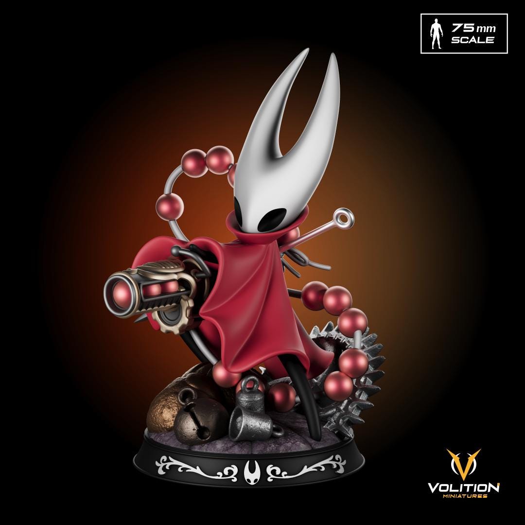 Princess of the Rosary Cannon Figure - 75mm - Volition Miniatures - Unpainted Resin Printed Figurine