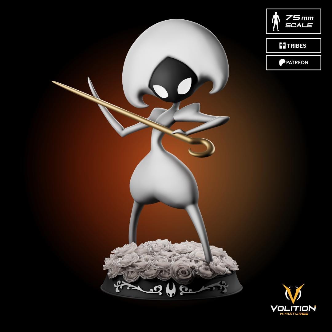Golden Needle Figure - 75mm - Volition Miniatures - Unpainted Resin Printed Figurine