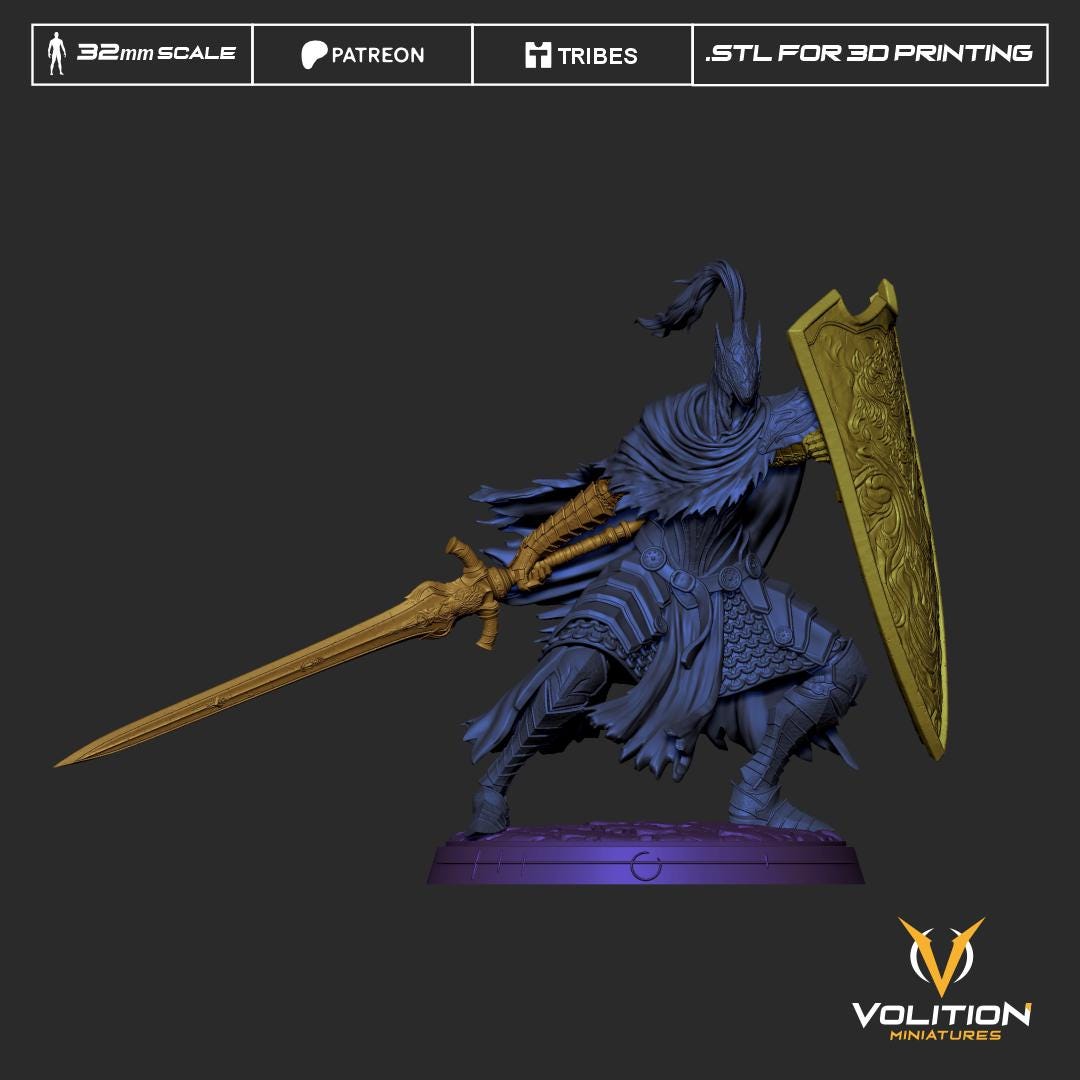 Abysswalker Miniature - 28mm / 32mm / 36mm - Volition Miniatures - Resin Printed Figurine for D&D, TTRPGs, and Board Games